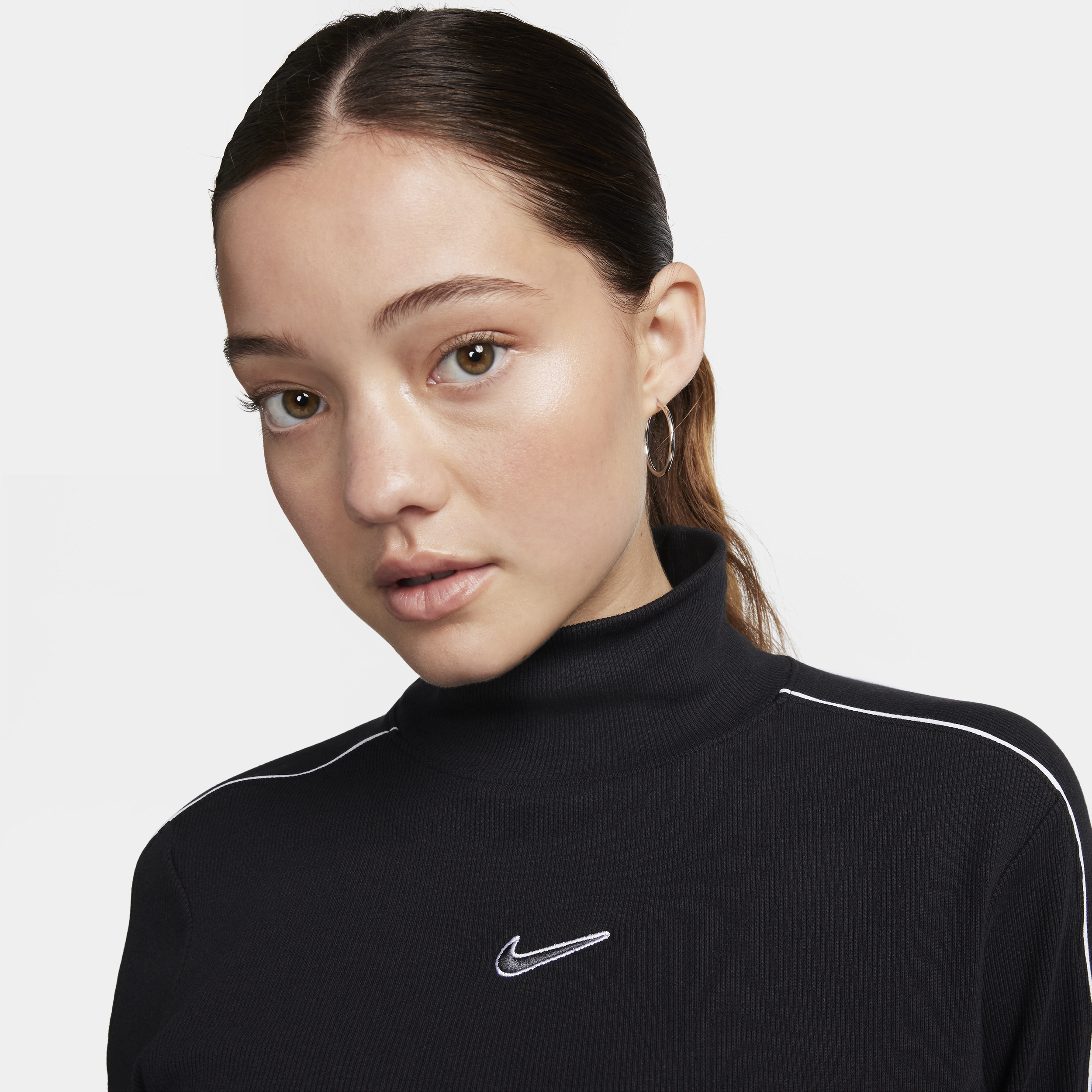 Nike Sportswear Damestop met lange mouwen Zwart