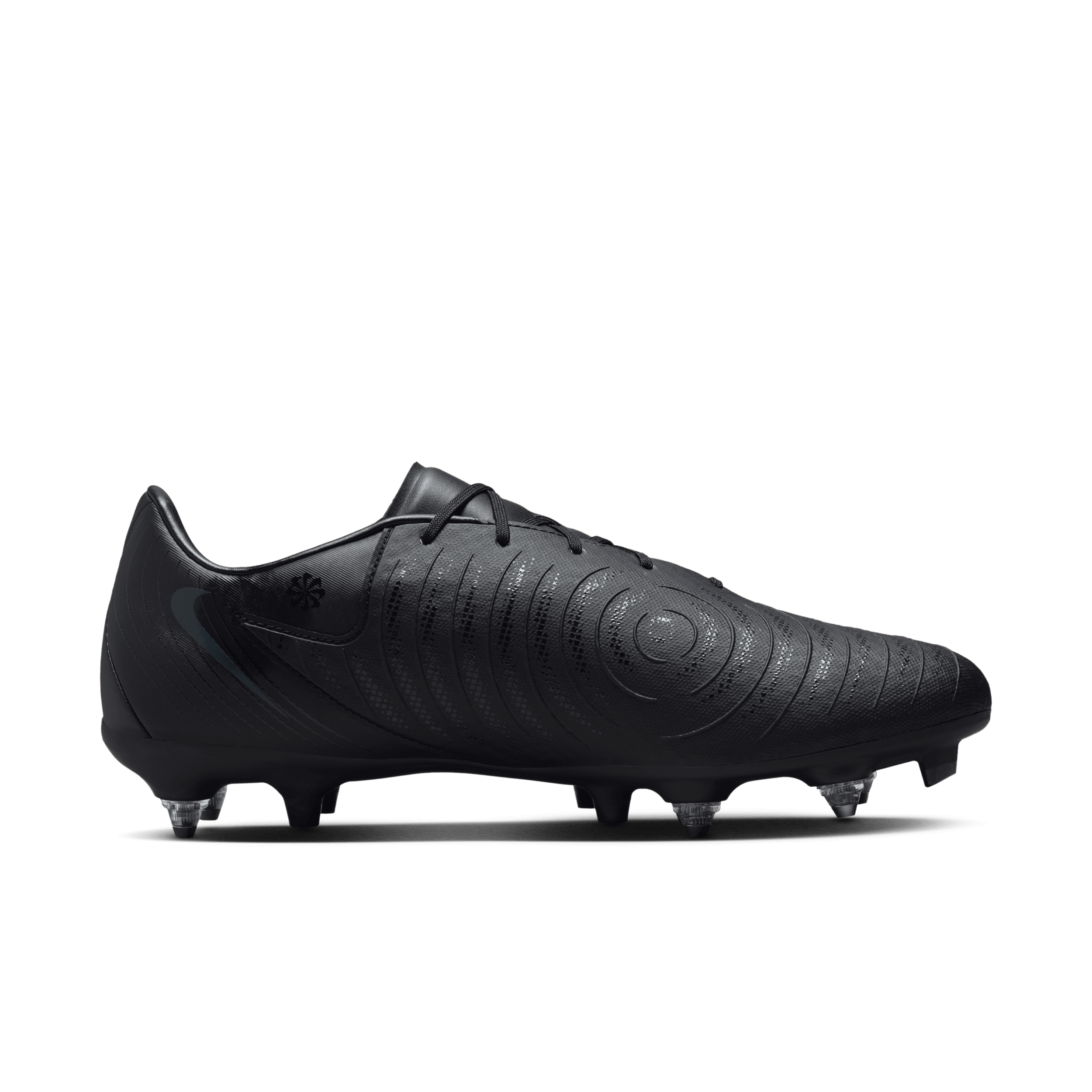 Chaussure de foot à crampons basse pour terrains gras Nike Phantom GX 2 Academy - Noir