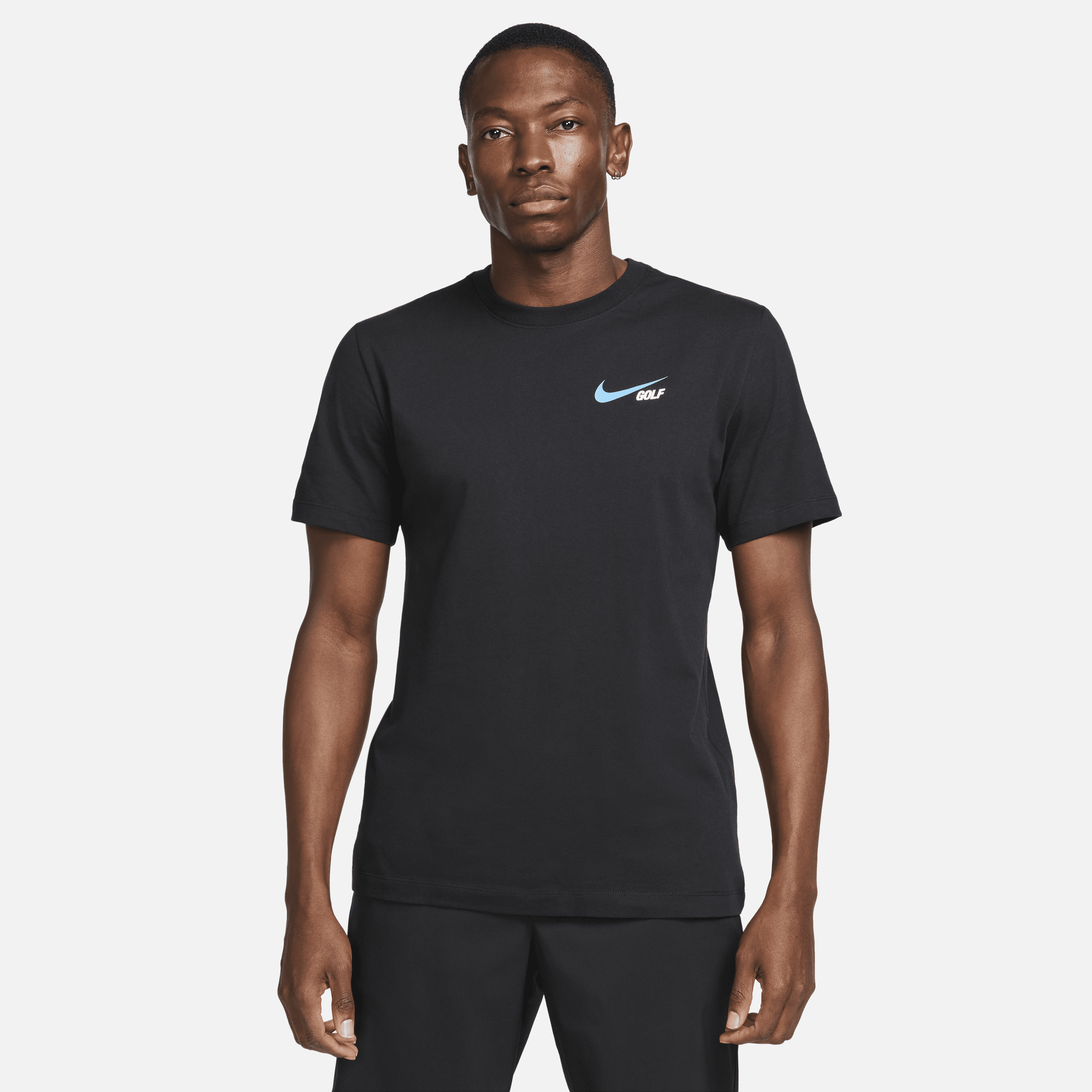 Nike Golfshirt voor heren Zwart