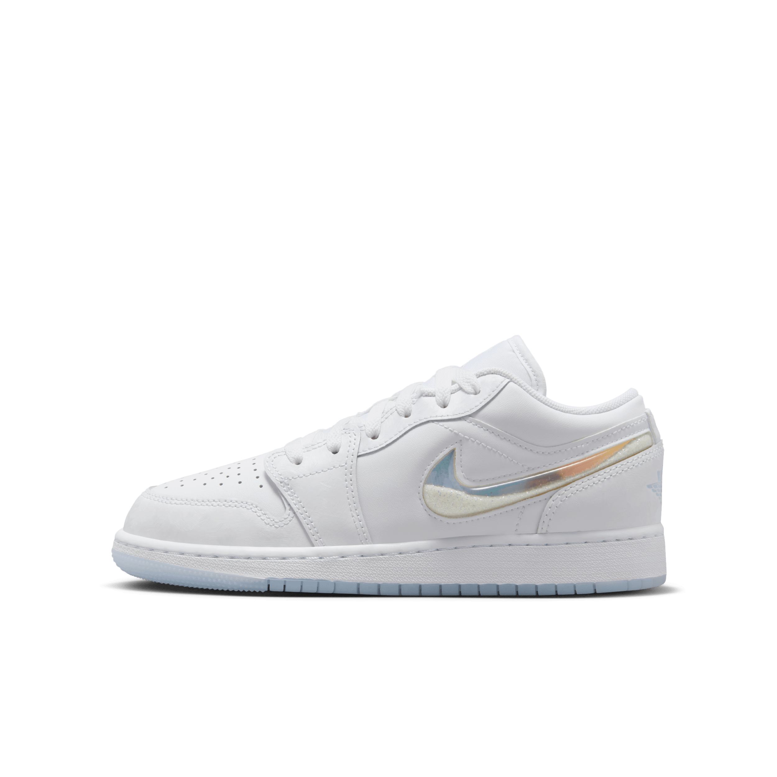 Air Jordan 1 Low SE Schuh für ältere Kinder – Weiß