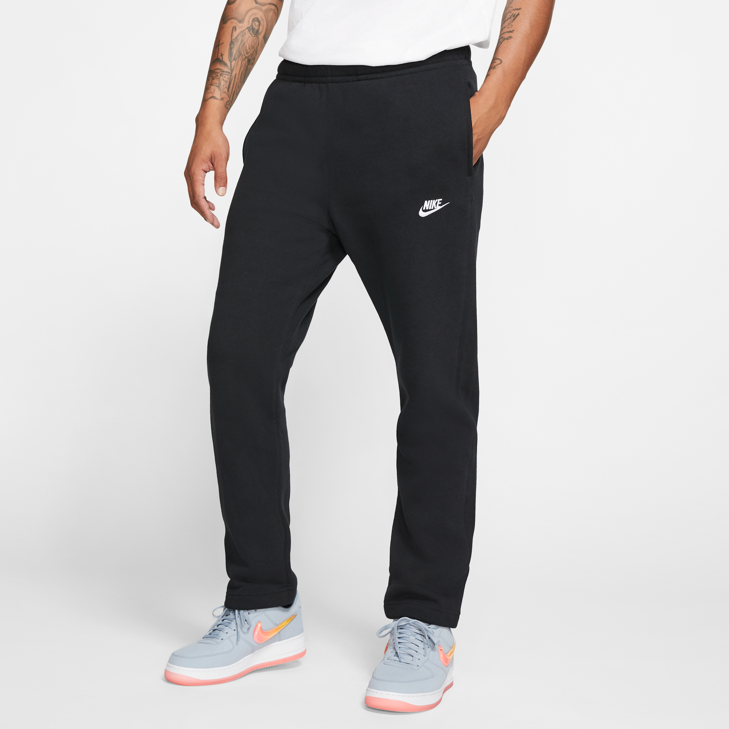 Thumbnail - Nike Club Fleece Herrenhose - Schwarz