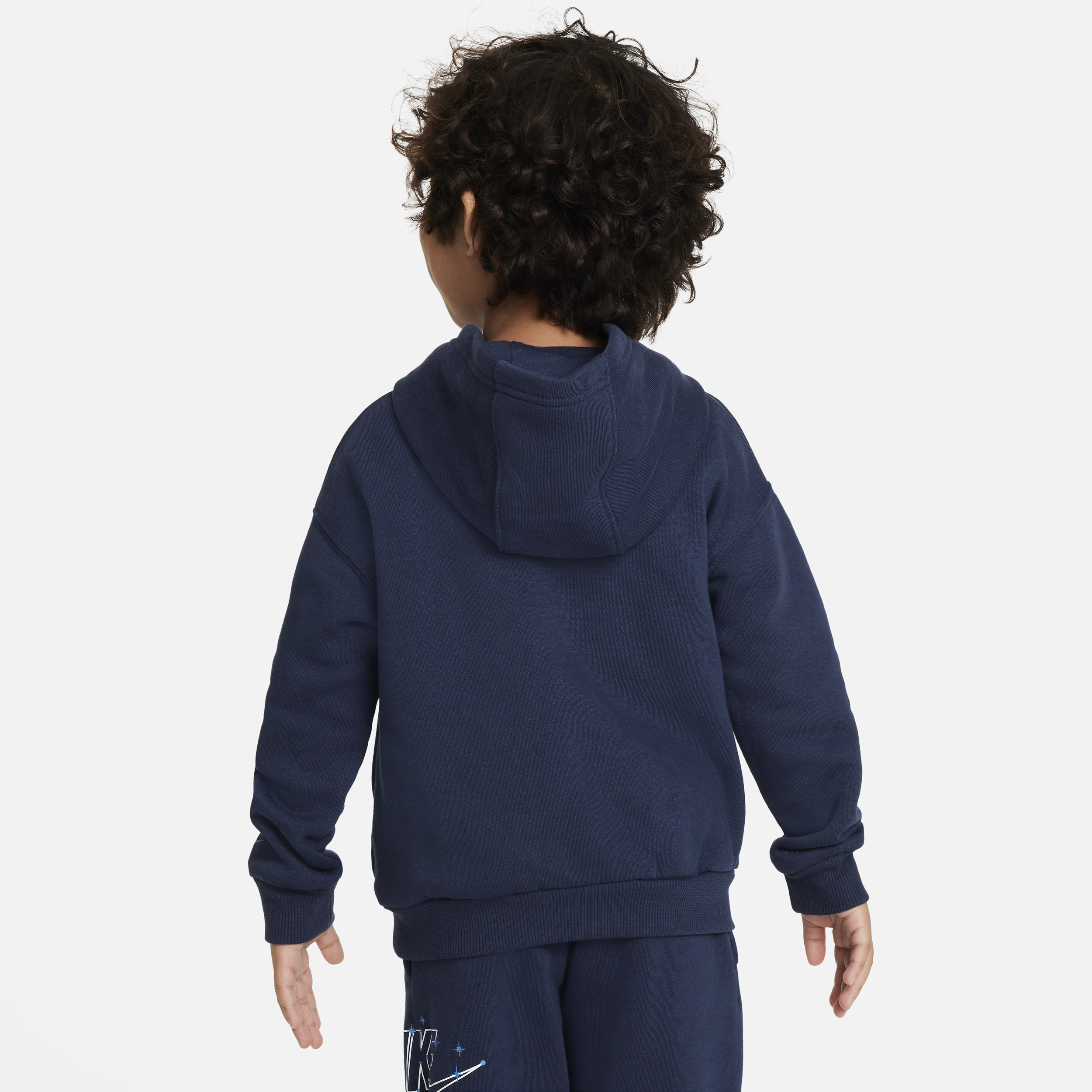 Nike Sportswear Shine fleecehoodie voor peuters Blauw