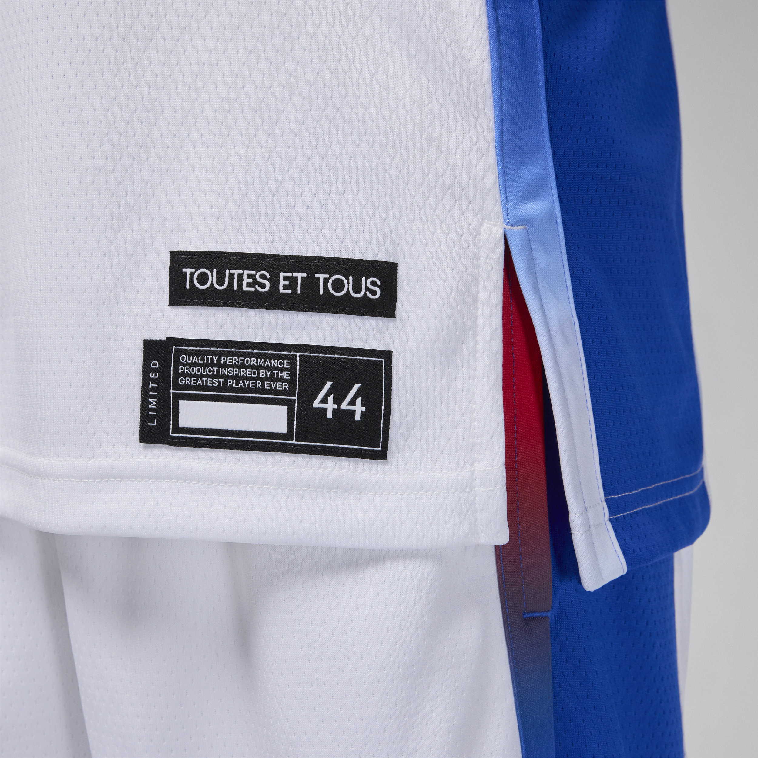 Jordan Frankrijk Limited Thuis basketbaljersey voor heren Wit