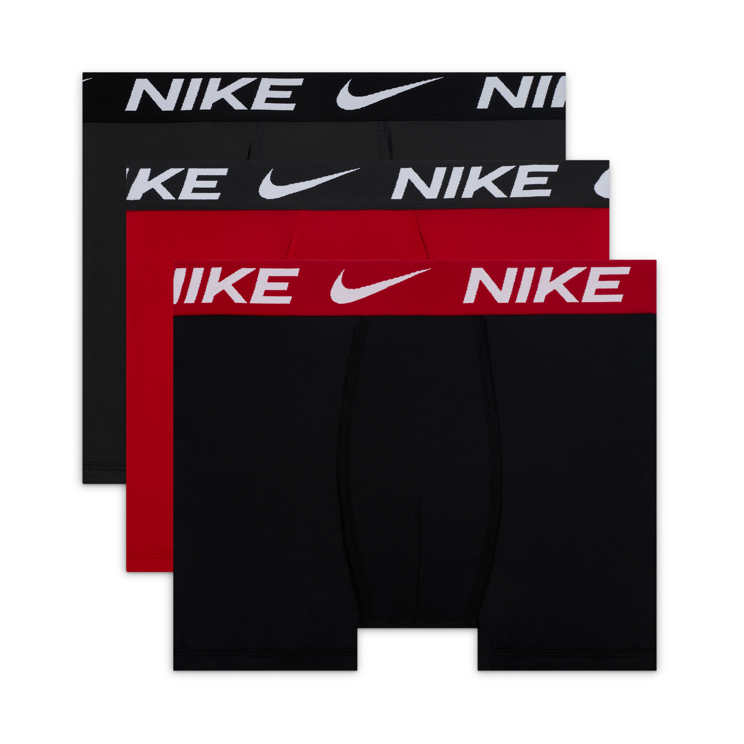 Nike Dri-FIT Essentials boxershorts voor kids (3 stuks) - Rood