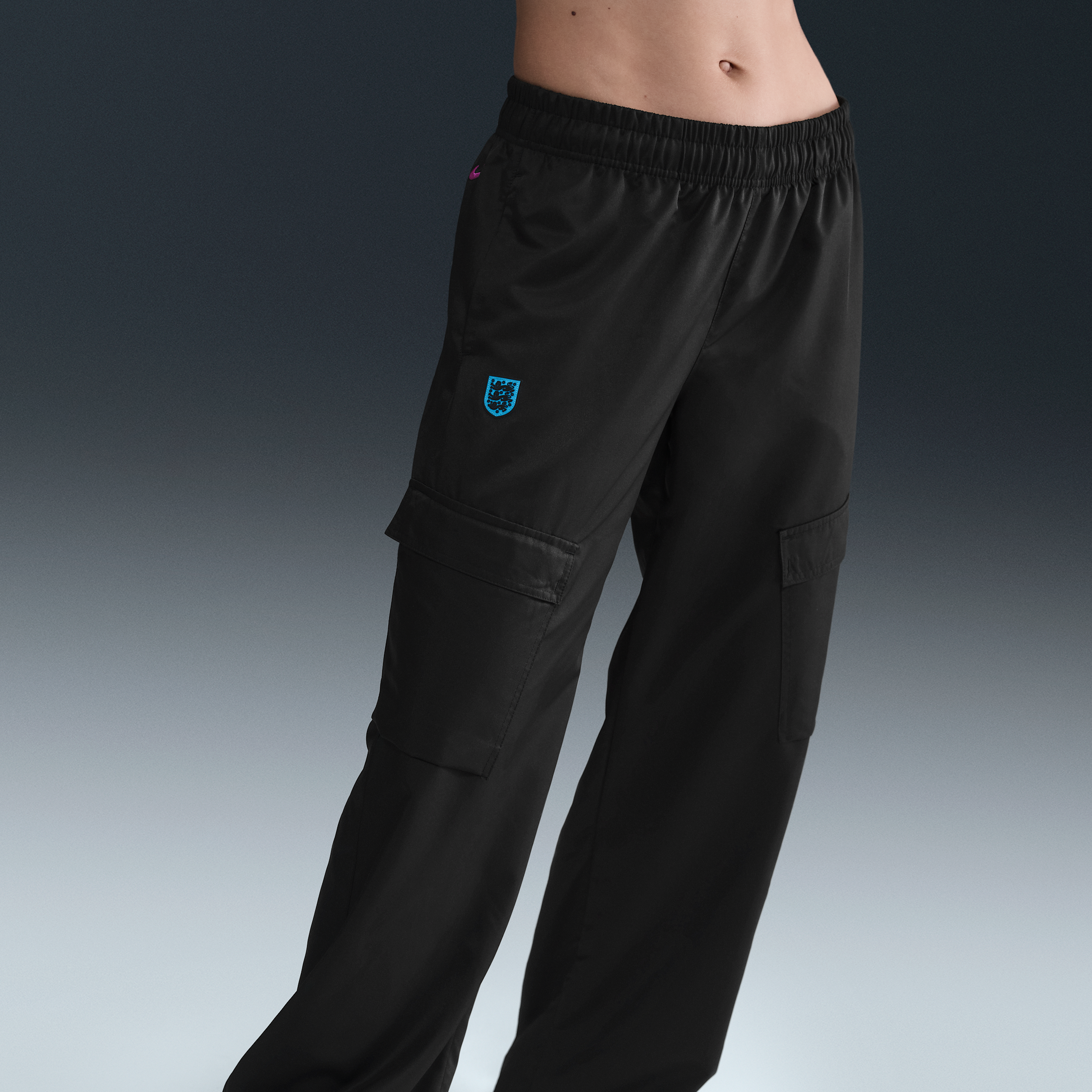 Thumbnail - England Nike Fußball-Cargohose aus Webmaterial (Damen) - Schwarz