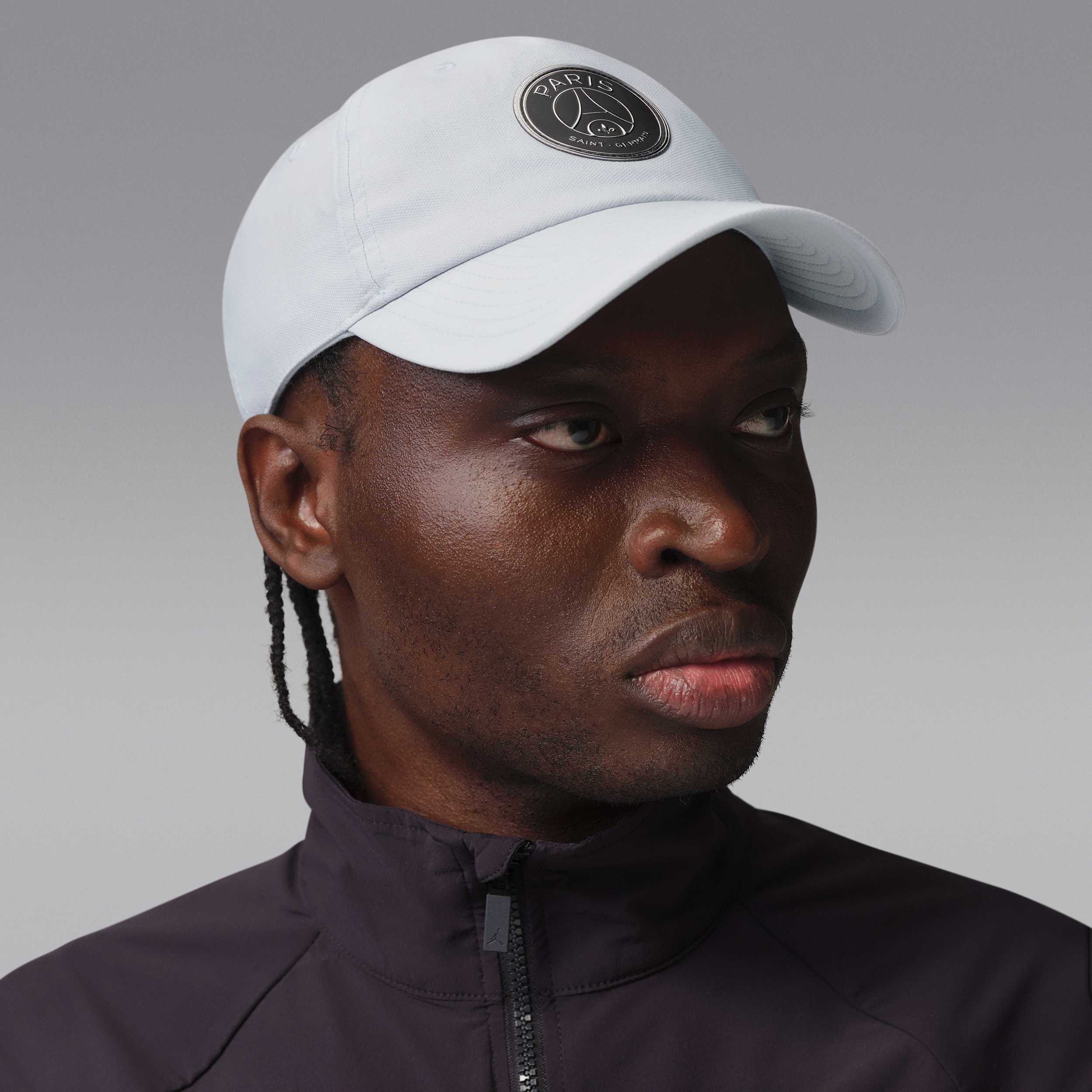 Thumbnail - Paris Saint-Germain Jordan Club Cap - Grau