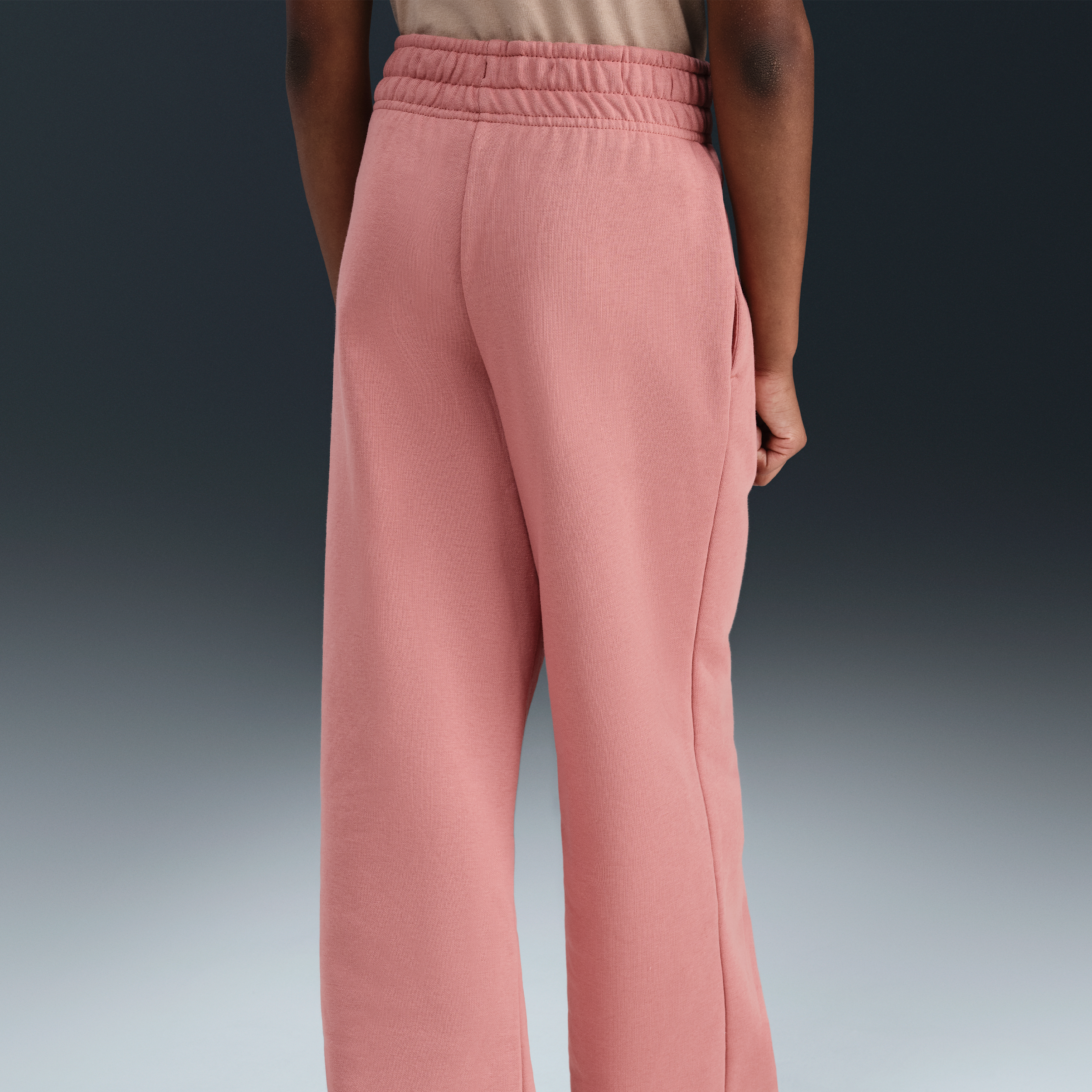 Thumbnail - Nike Club Fleece Hose mit weitem Bein (ältere Kinder) - Pink