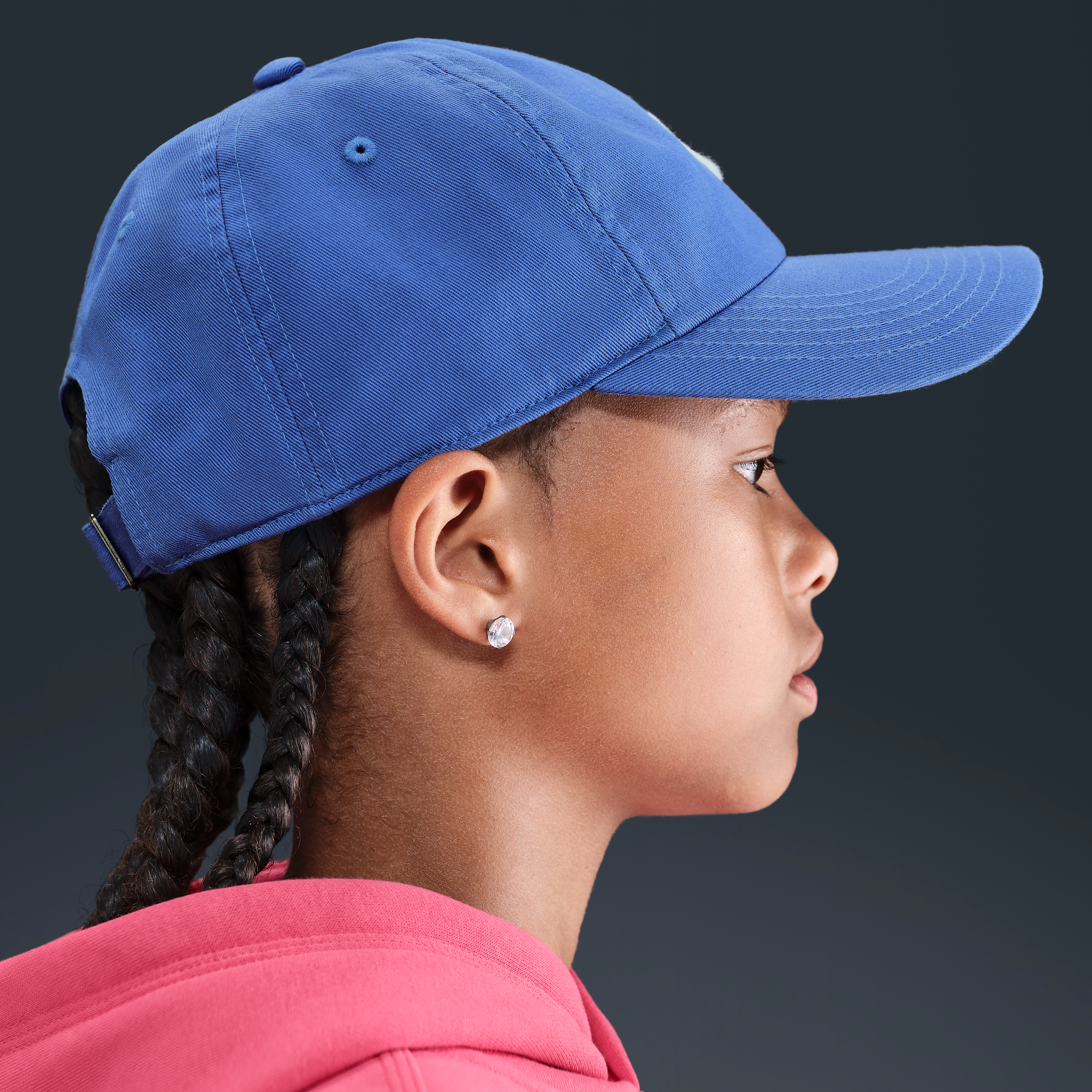 Thumbnail - Nike Club unstrukturierte Futura Wash-Cap für Kinder - Blau