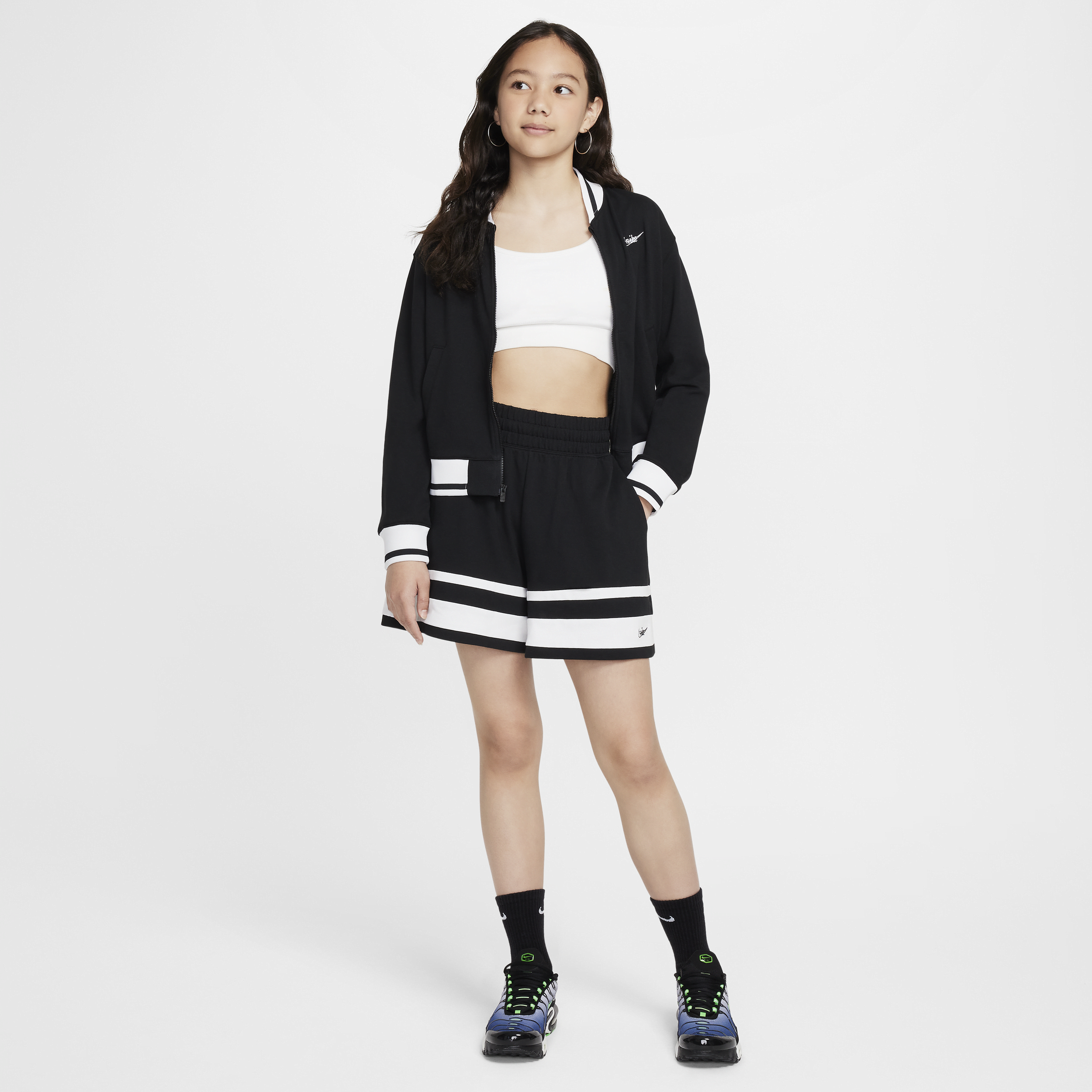Nike Sportswear meisjesjack Zwart