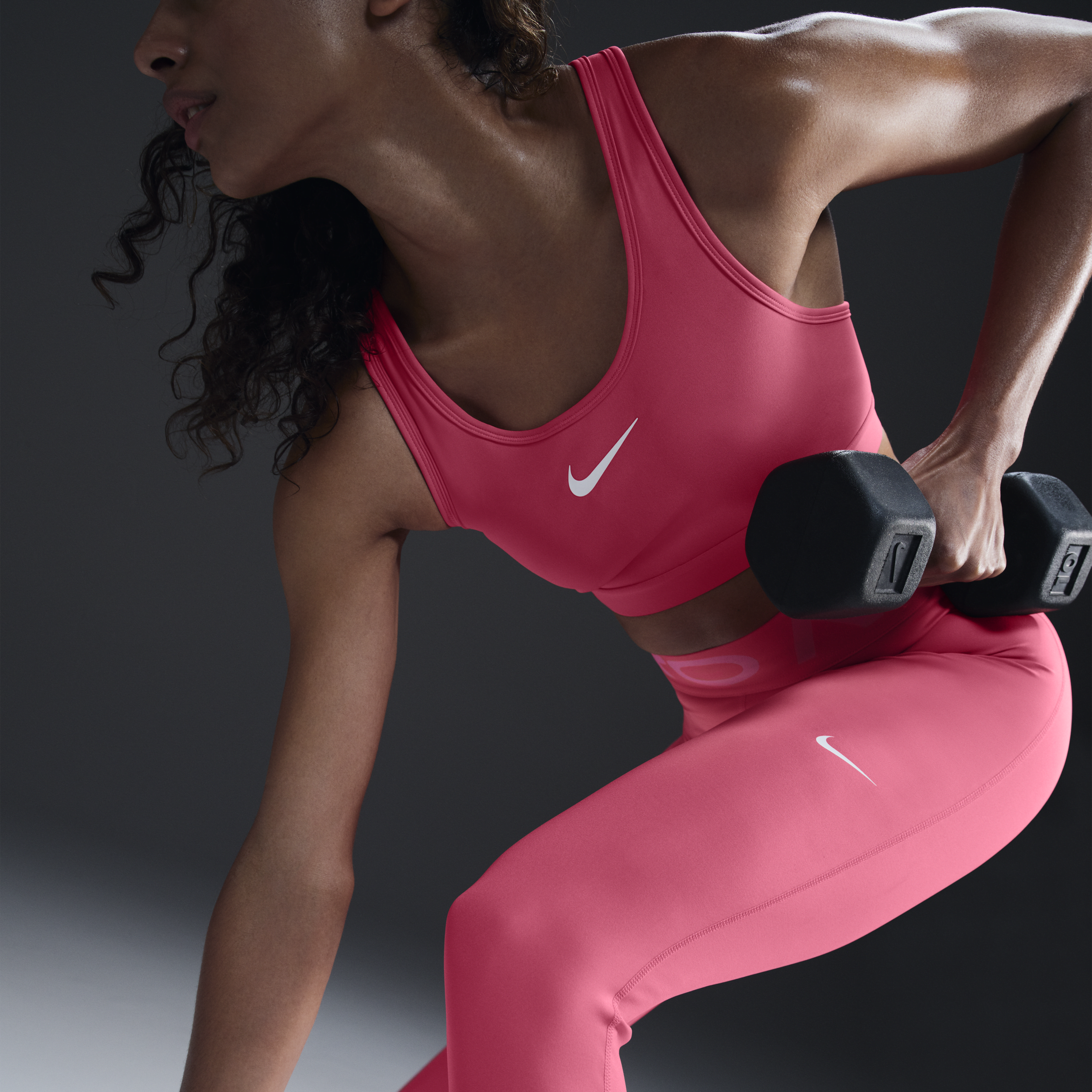 Legging long taille haute Nike Pro Sculpt pour femme - Rose