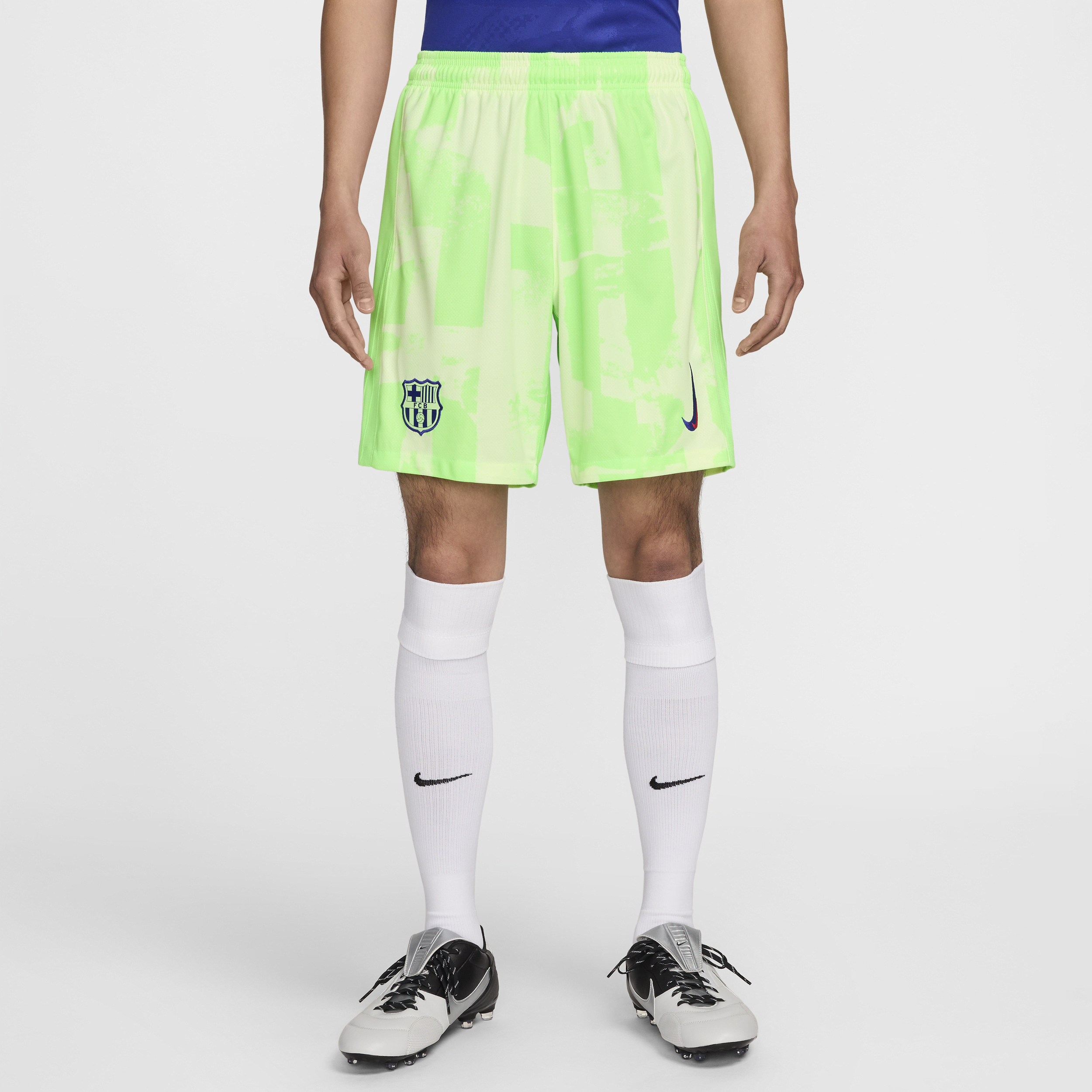 Nike FC Barcelona 2024/25 Stadium Derde  Dri-FIT replicavoetbalshorts voor heren - Geel