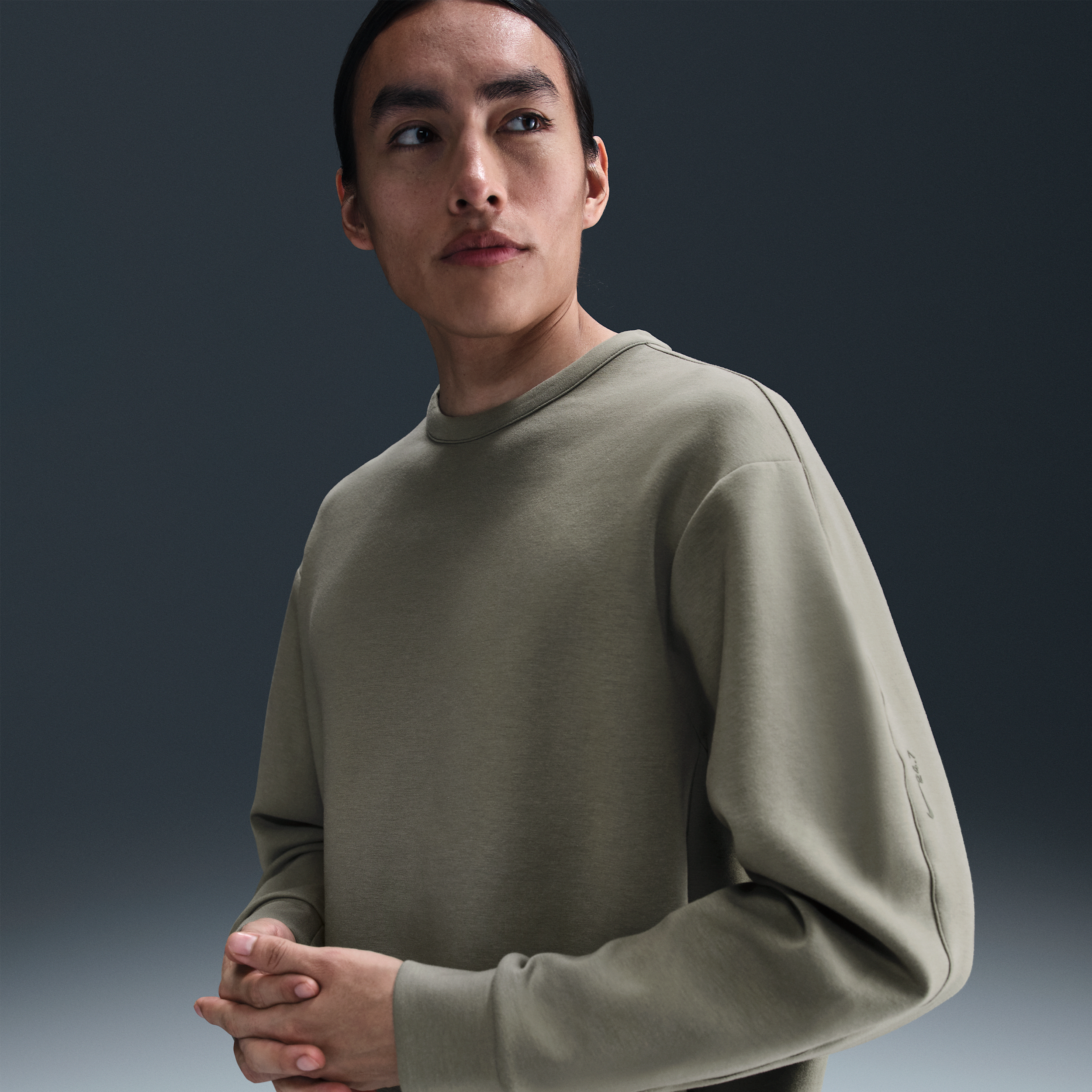 Nike 24.7 ImpossiblySoft Men's Dri-FIT Crew - Green