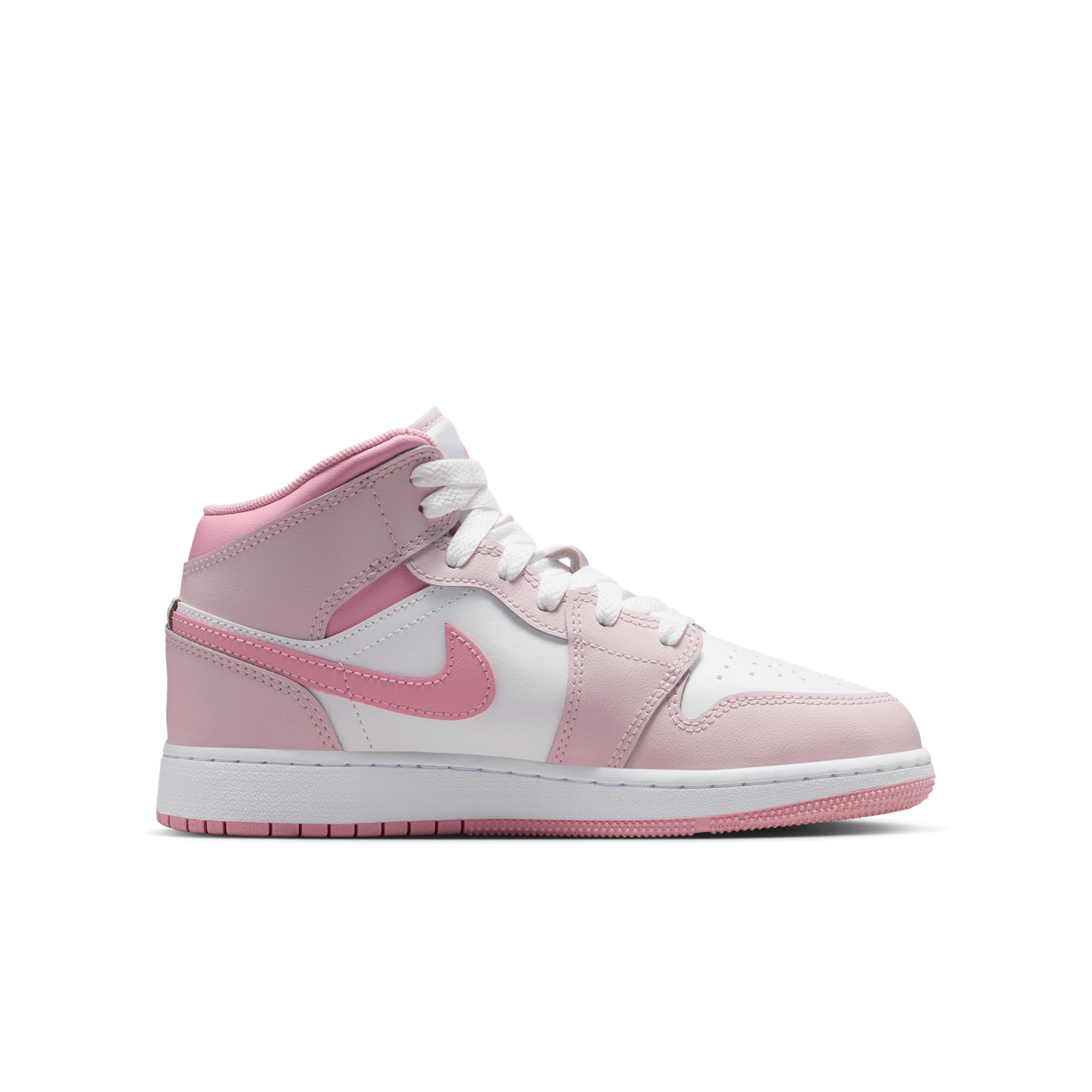 Thumbnail - Air Jordan 1 Mid Schuh für ältere Kinder - Pink