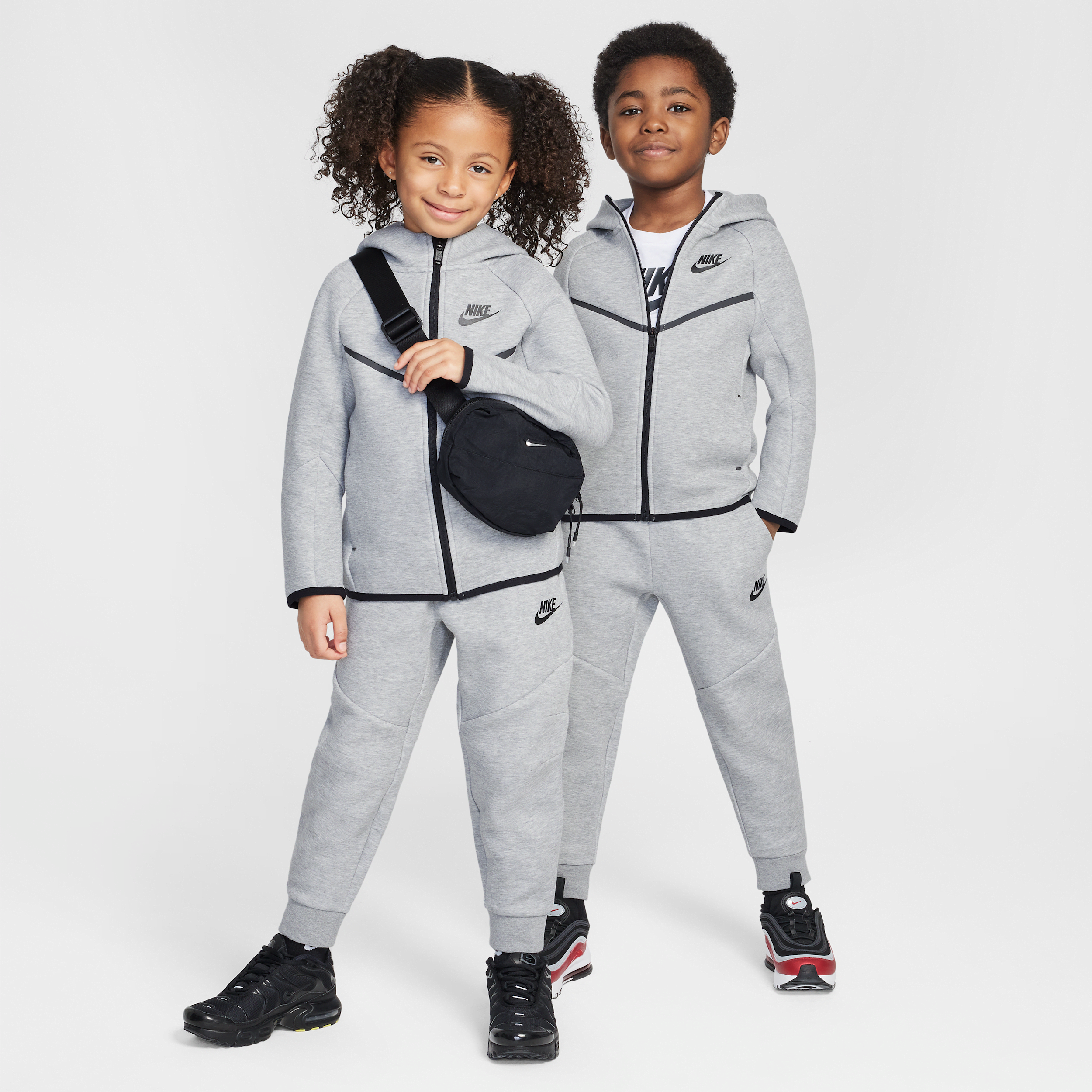 Ensemble deux pièces à zip Tech Fleece Nike Sportswear pour enfant - Gris