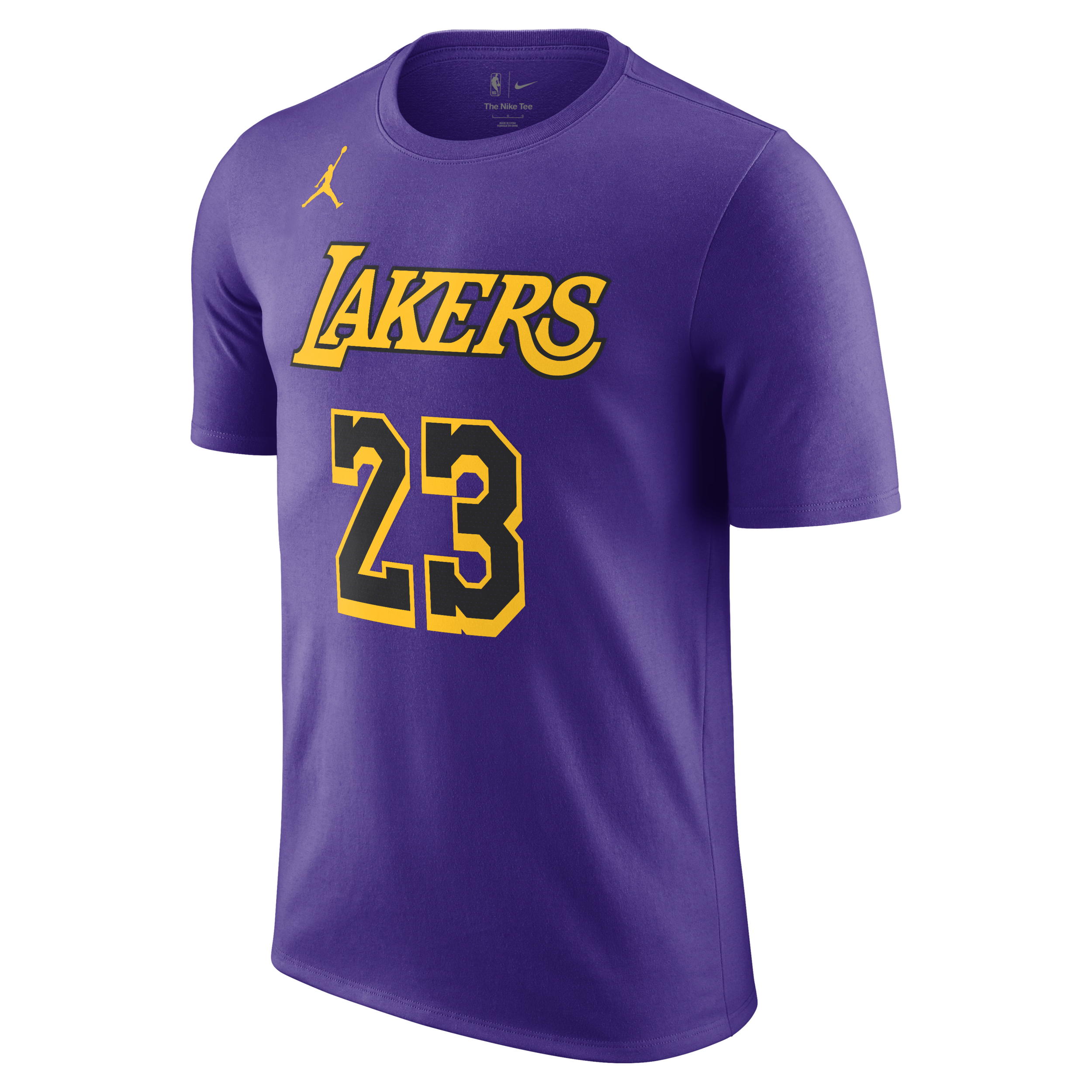 Tee-shirt Jordan NBA Los Angeles Lakers Statement Edition pour Homme - Pourpre