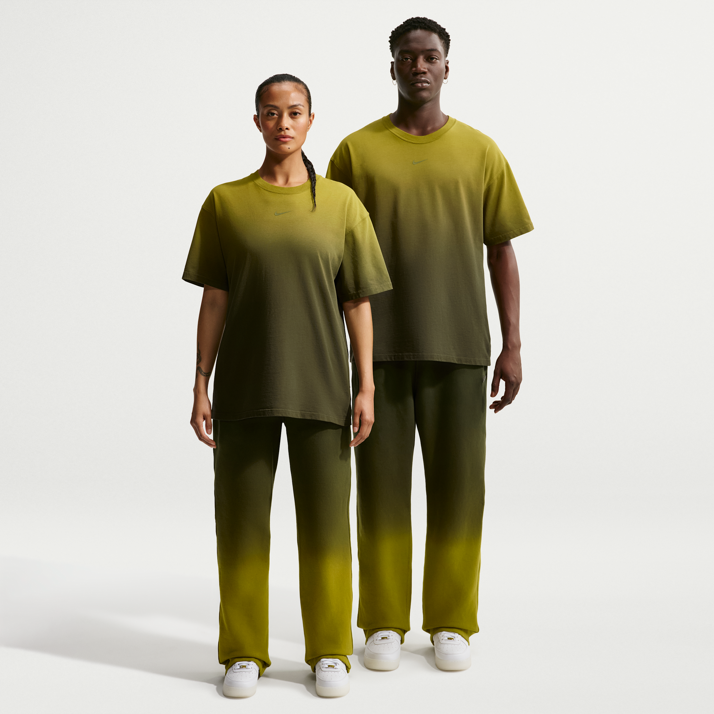 Pantaloni in fleece con bordo aperto CS NOCTA – Uomo - Verde