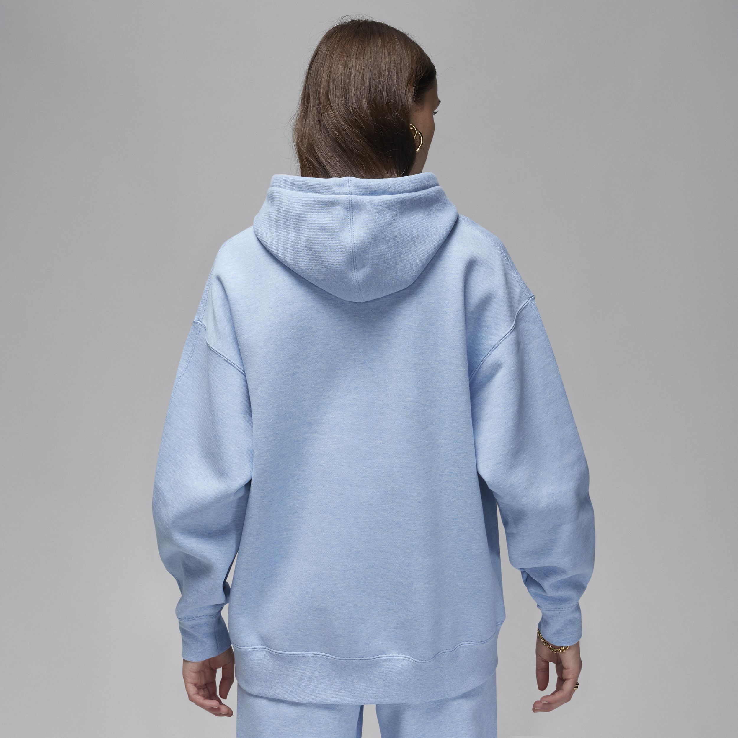 Jordan Flight Fleece hoodie voor dames Blauw