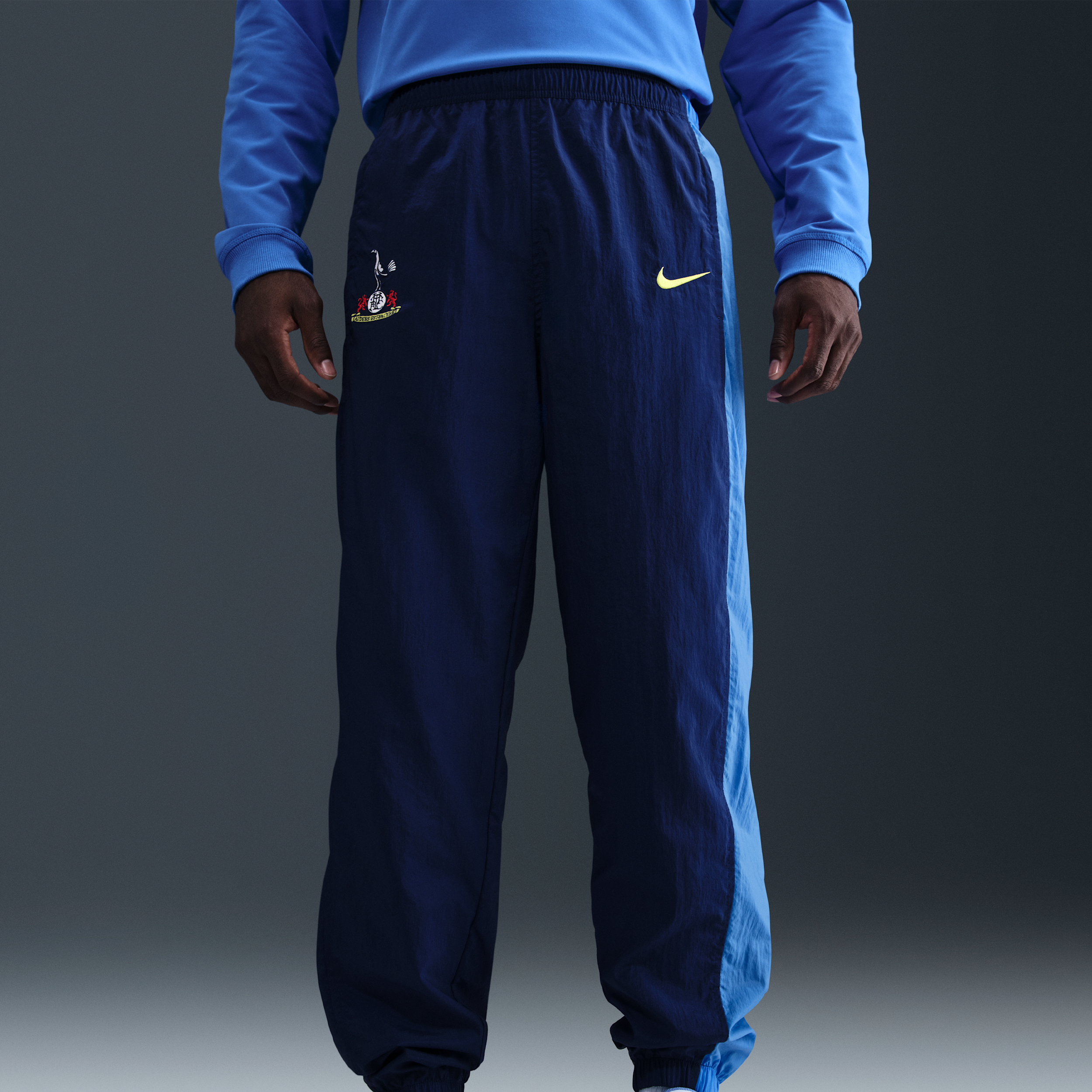Thumbnail - Tottenham Hotspur Third Nike Total 90 Fußball-Trainingshose aus Webmaterial (Herren) - Blau