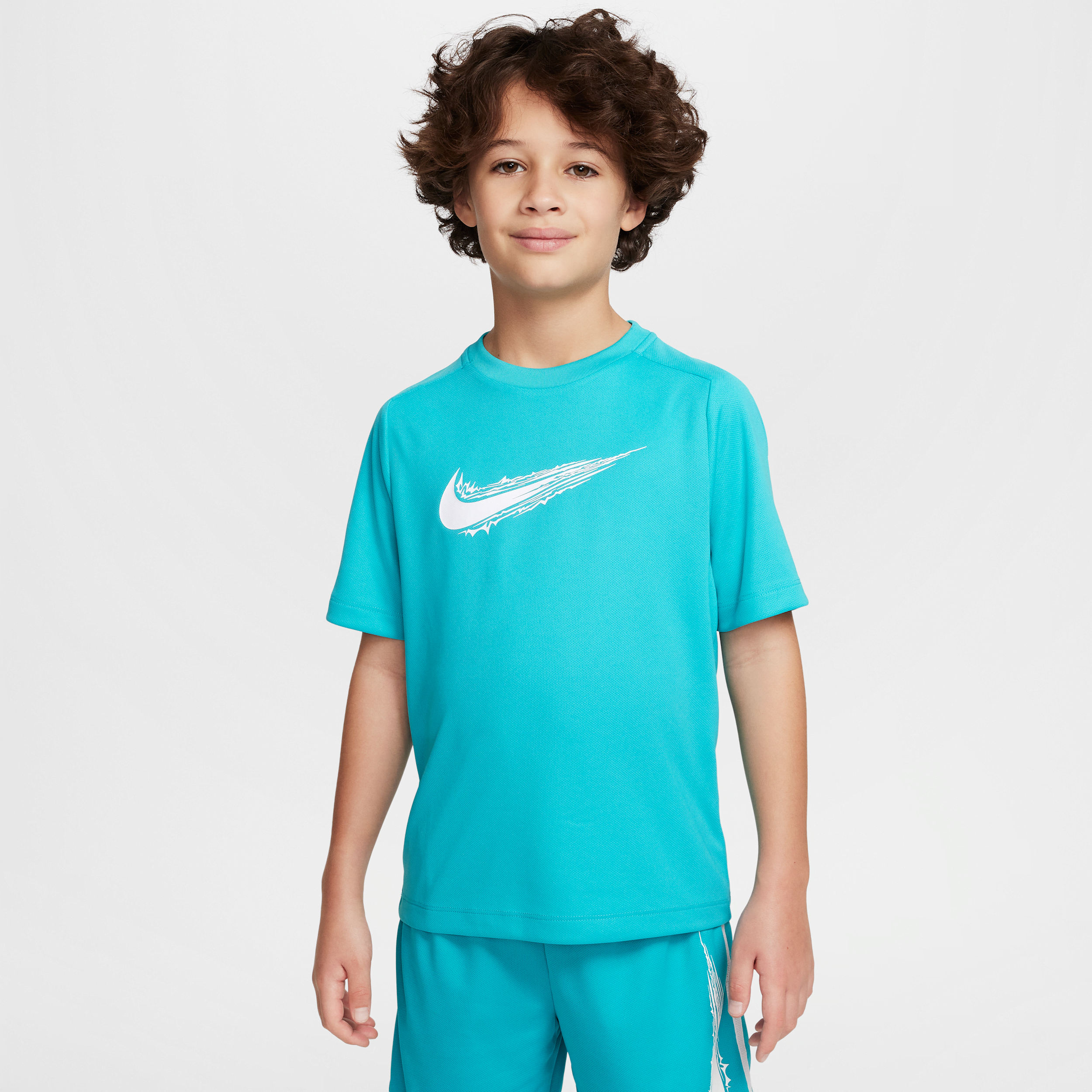 Haut à manches courtes Dri-FIT Nike Multi pour ado (garçon) - Vert