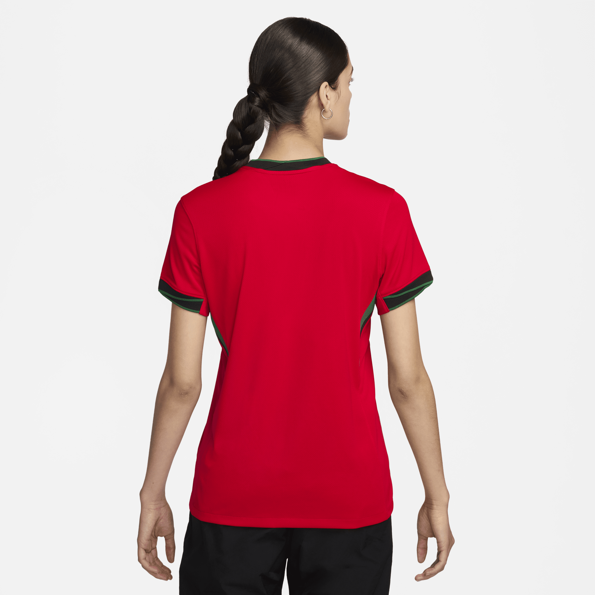 Nike Portugal (herenelftal) 2024 25 Stadium Thuis Dri-FIT replica voetbalshirt voor dames Rood
