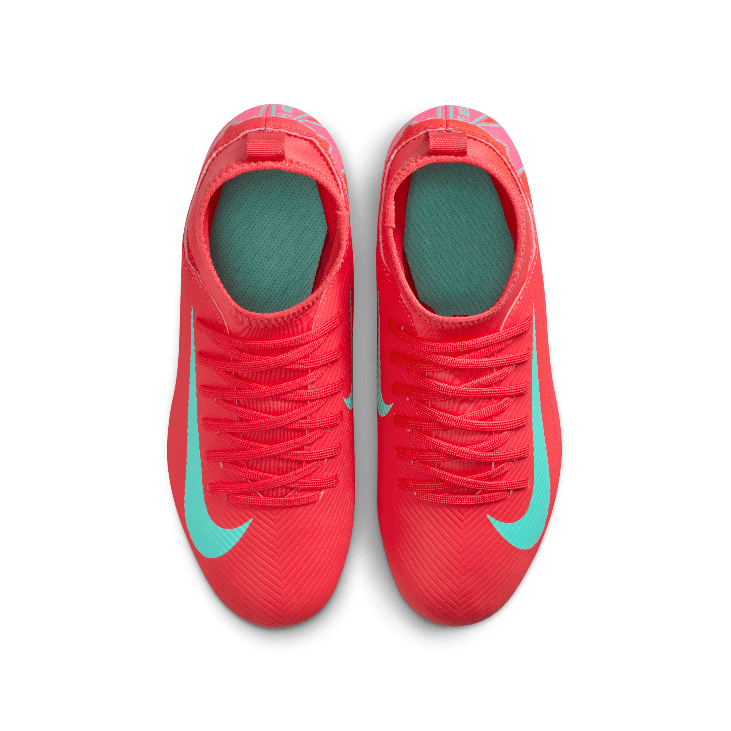 Chaussure de foot à crampons montante multi-surfaces Nike Jr. Mercurial Superfly 10 Club pour enfant/ado - Rouge