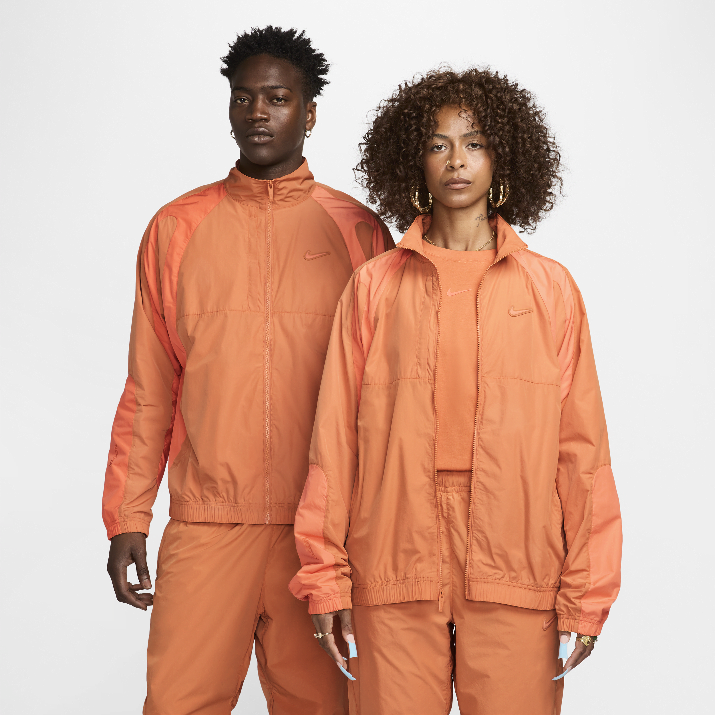 Nike NOCTA Northstar nylon trainingsjack Oranje