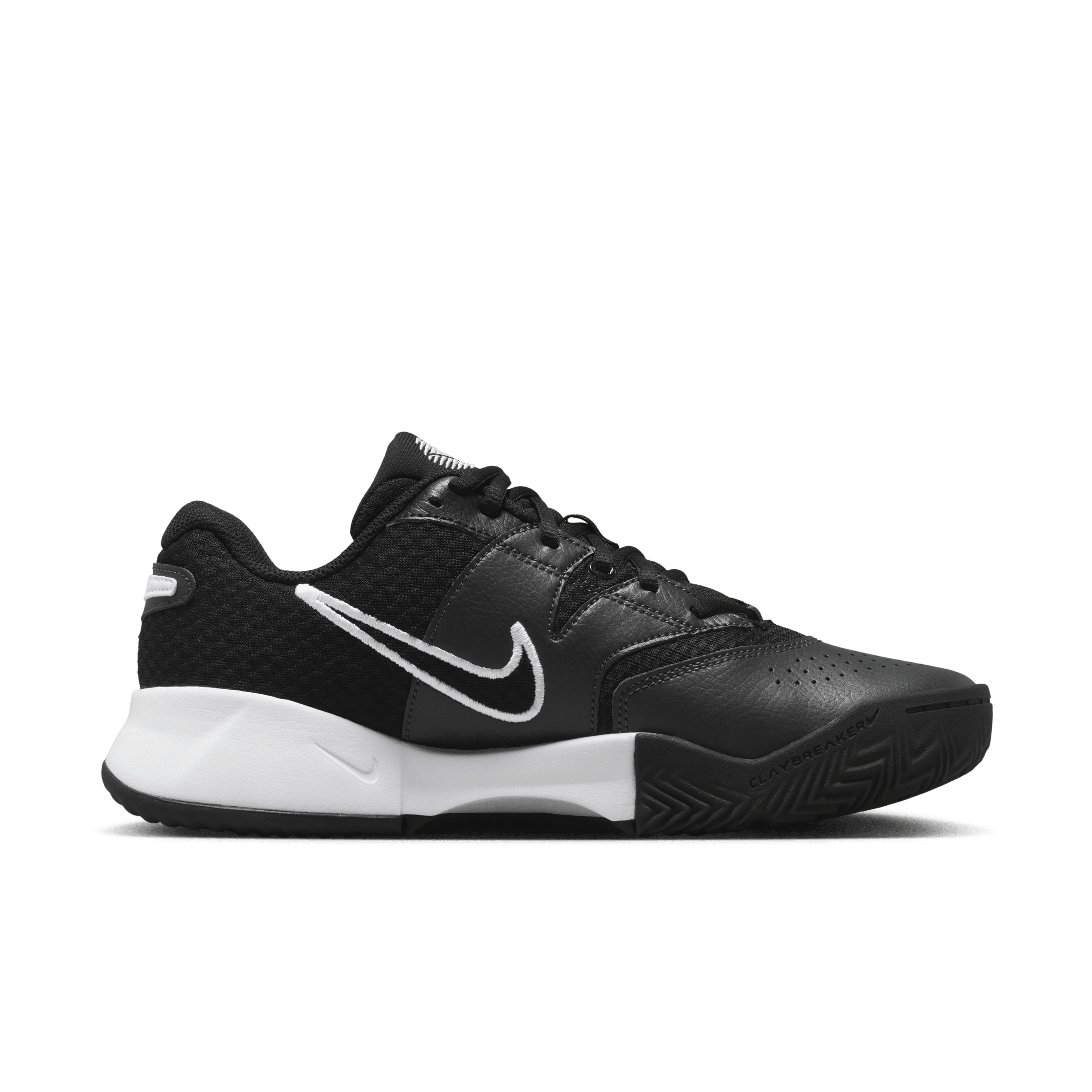 Chaussure de tennis pour terre battue NikeCourt Lite 4 pour femme - Noir