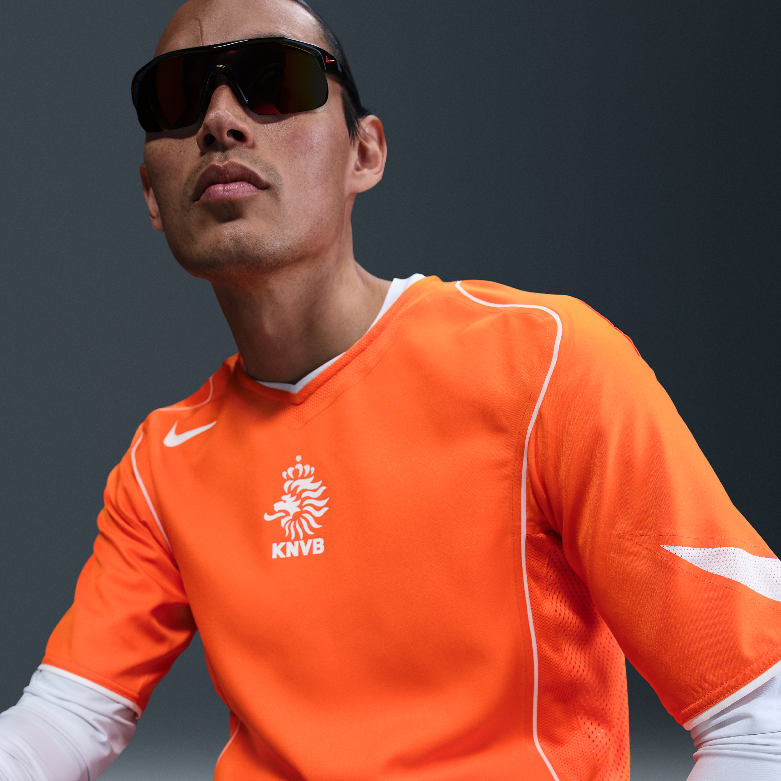 Thumbnail - Niederlande 2004 Reissue Nike Replika-Fußballtrikot (Herren) - Orange