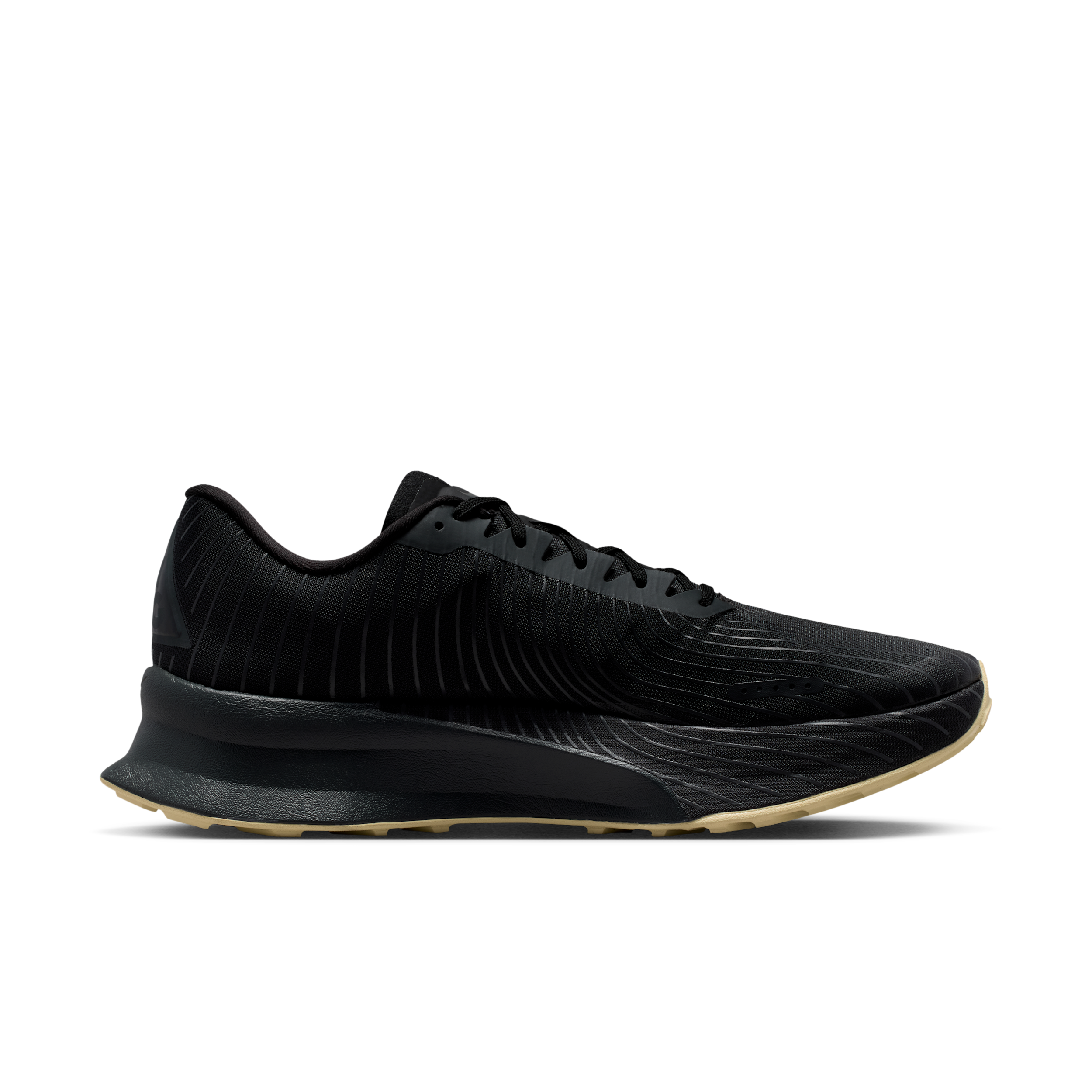 Nike Men's ACG Ultra Fly Trail 2 in Black/Dark Smoke Grey/Vegas Gold - IR7317-001