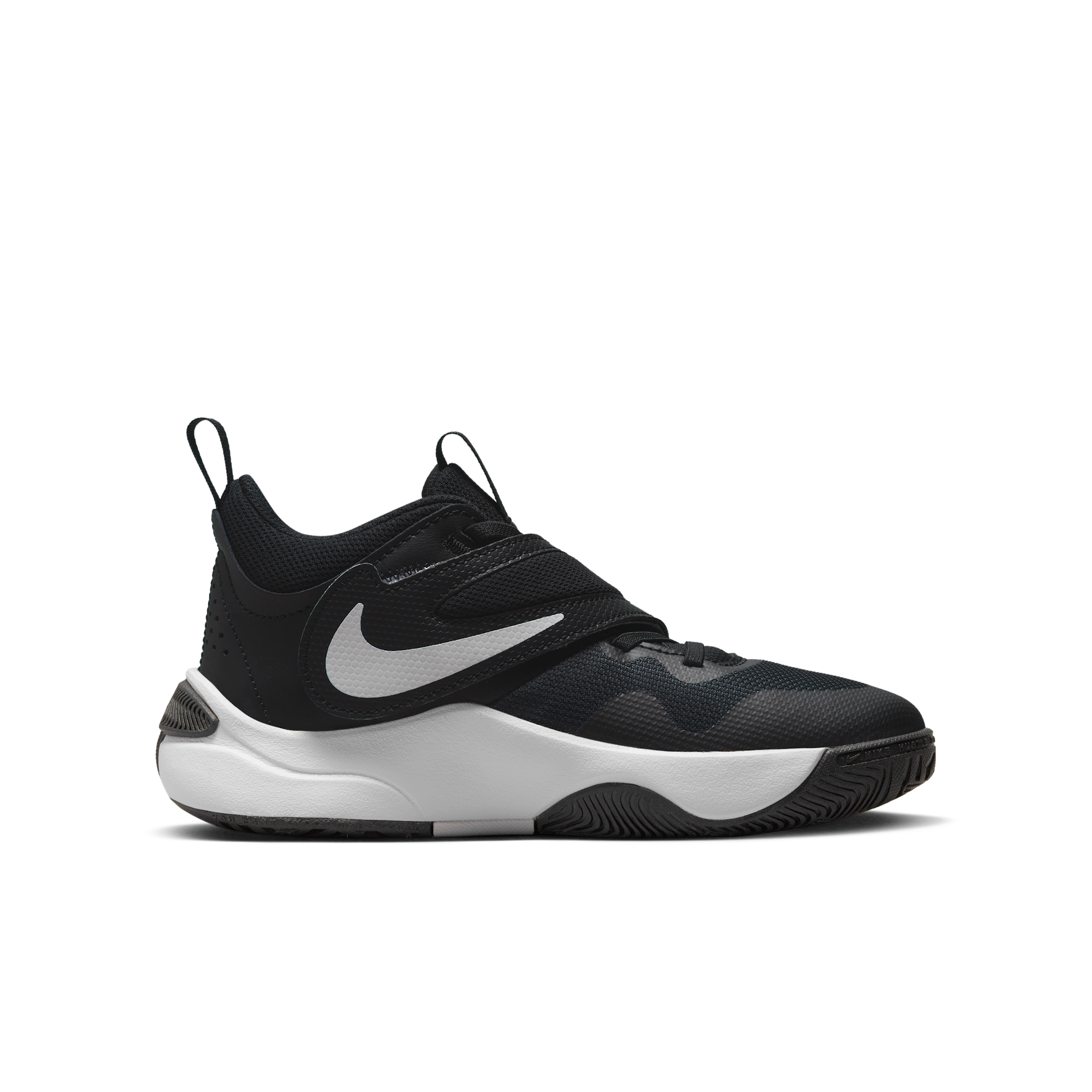 Thumbnail - Nike Team Hustle D 11 Basketballschuh für ältere Kinder - Schwarz