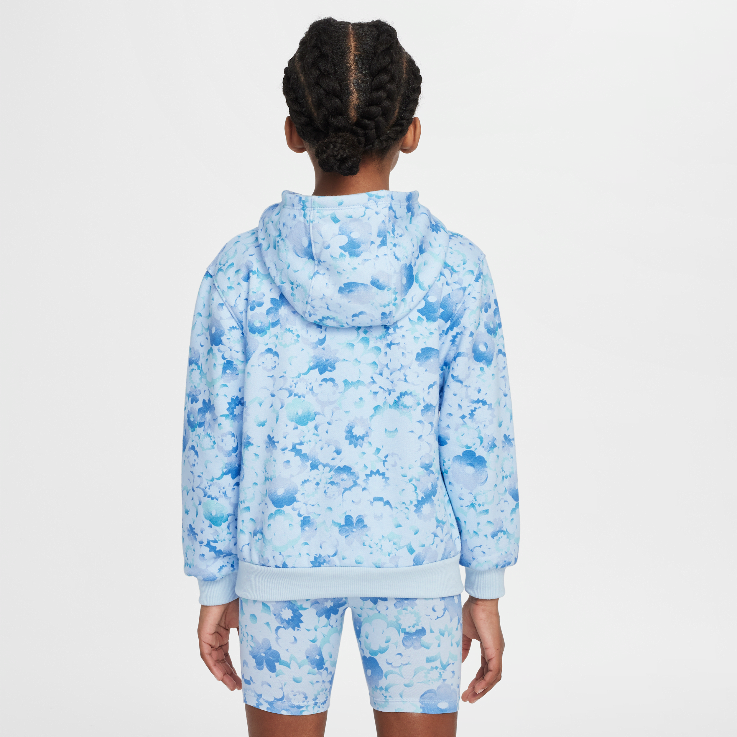 Thumbnail - Nike Flow-Ral Hoodie mit Print (jüngere Kinder) - Blau