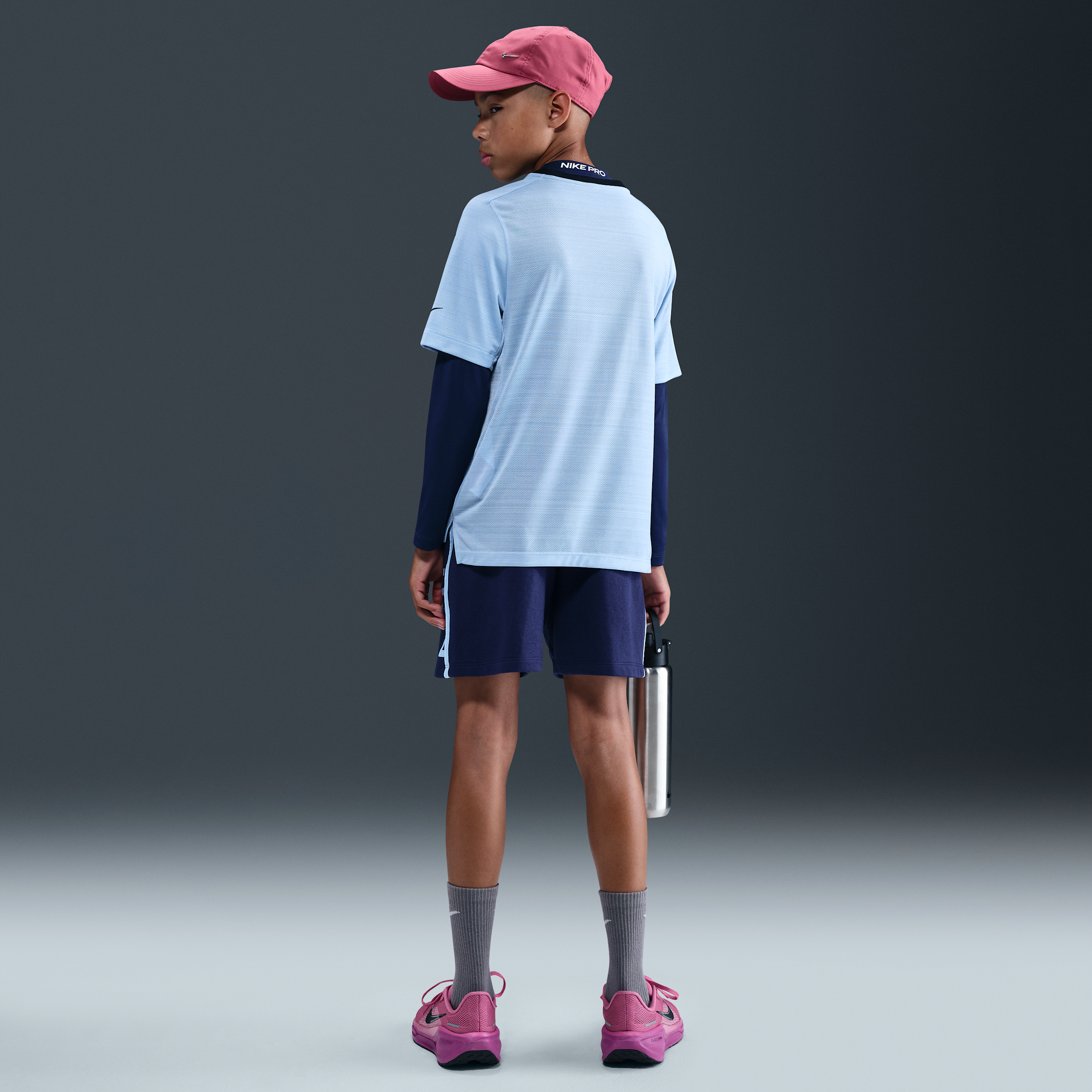 Nike Multi Dri-FIT fleeceshorts voor kids Blauw