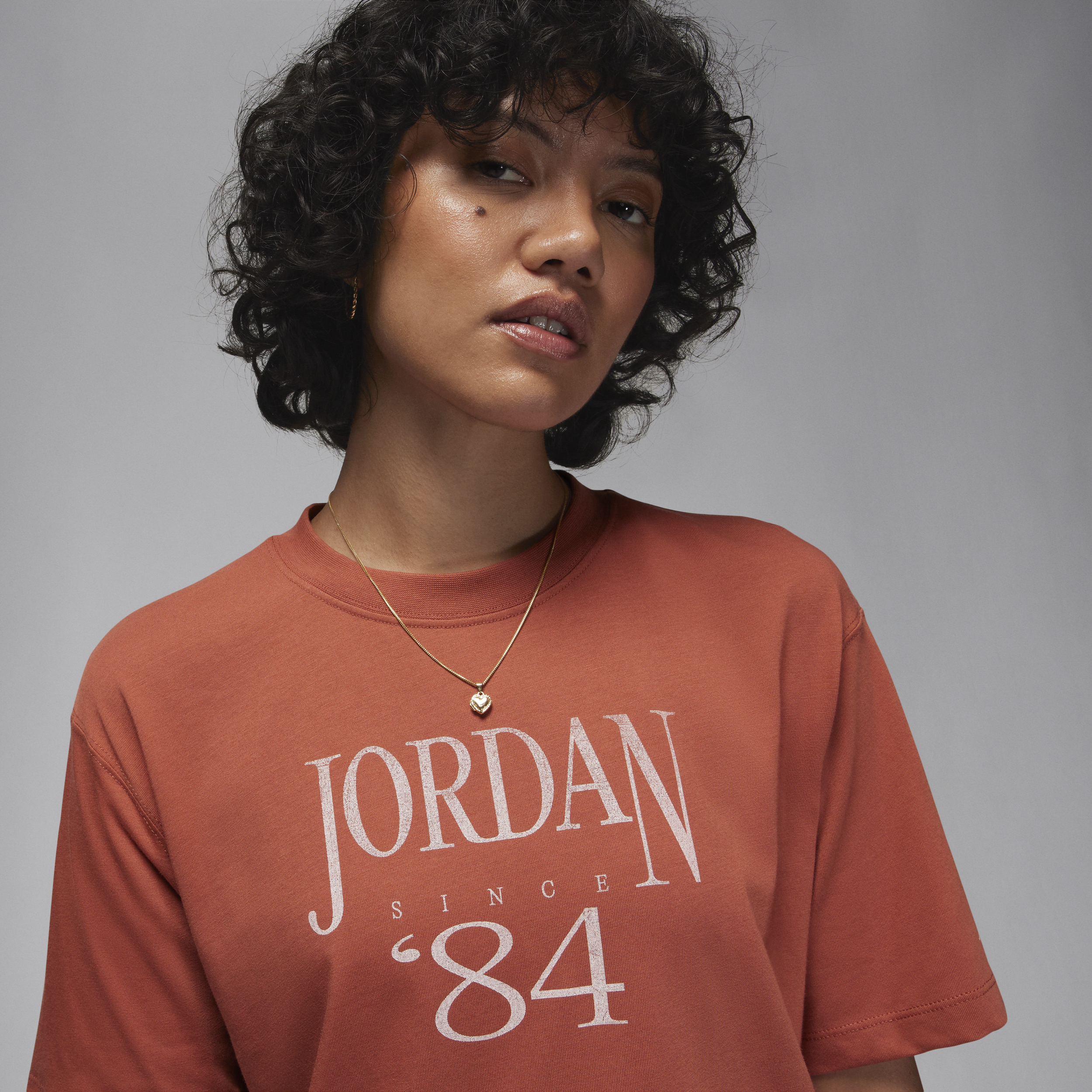 Jordan Heritage T-shirt voor dames Roze