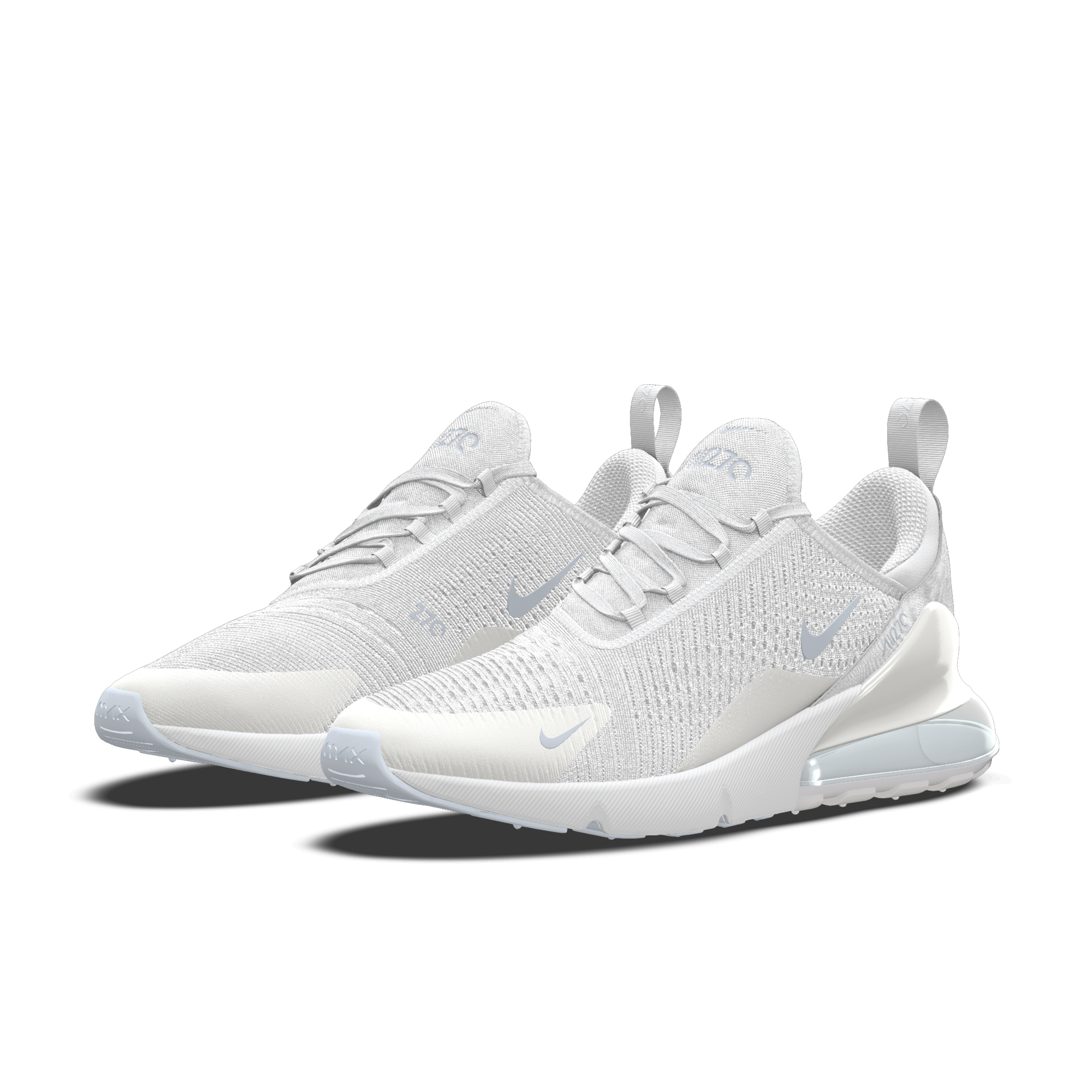 Chaussure personnalisable Nike Air Max 270 By You pour femme - Blanc - 3659235802