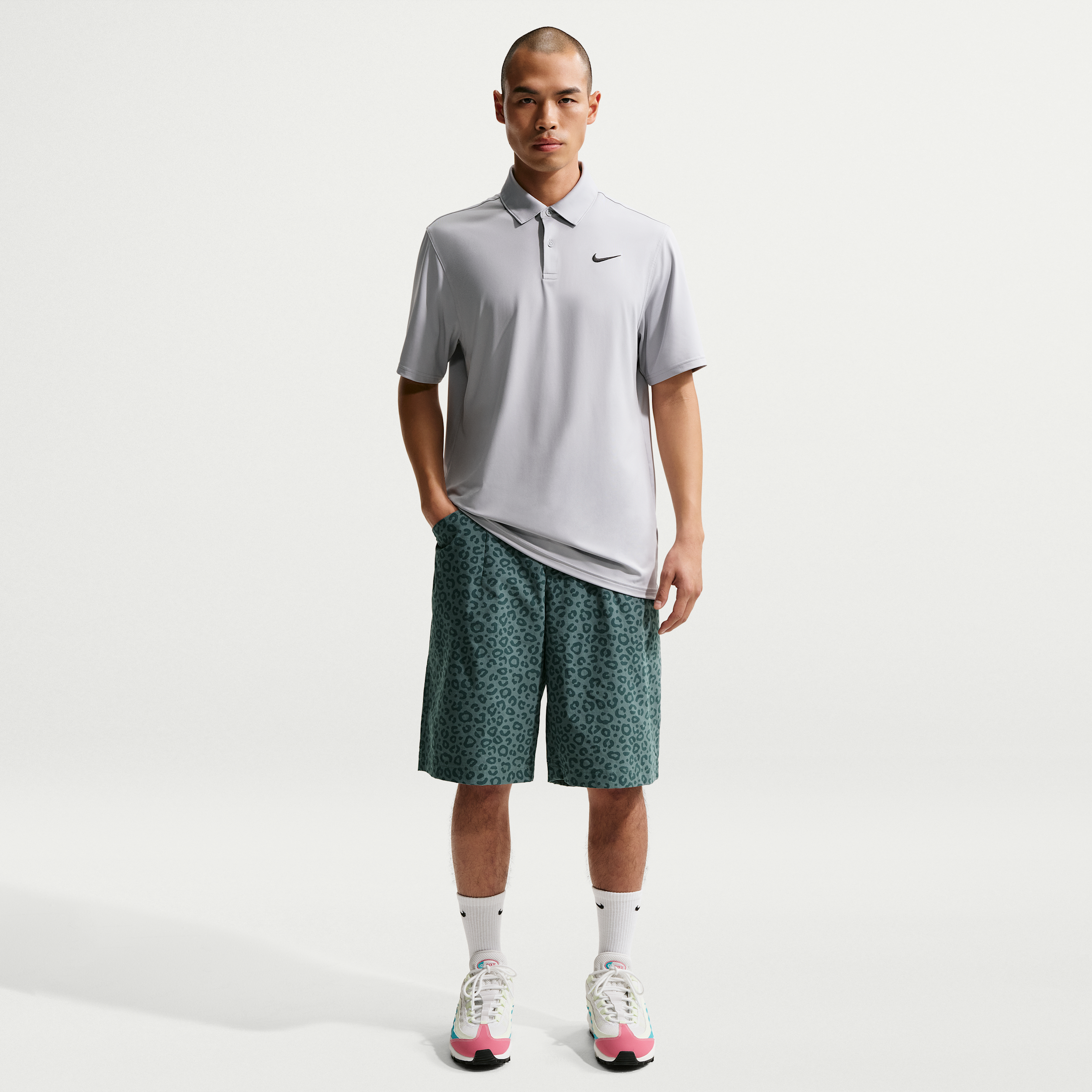 Pantaloncini da golf Dri-FIT Nike Fairway Fresh – Uomo - Grigio