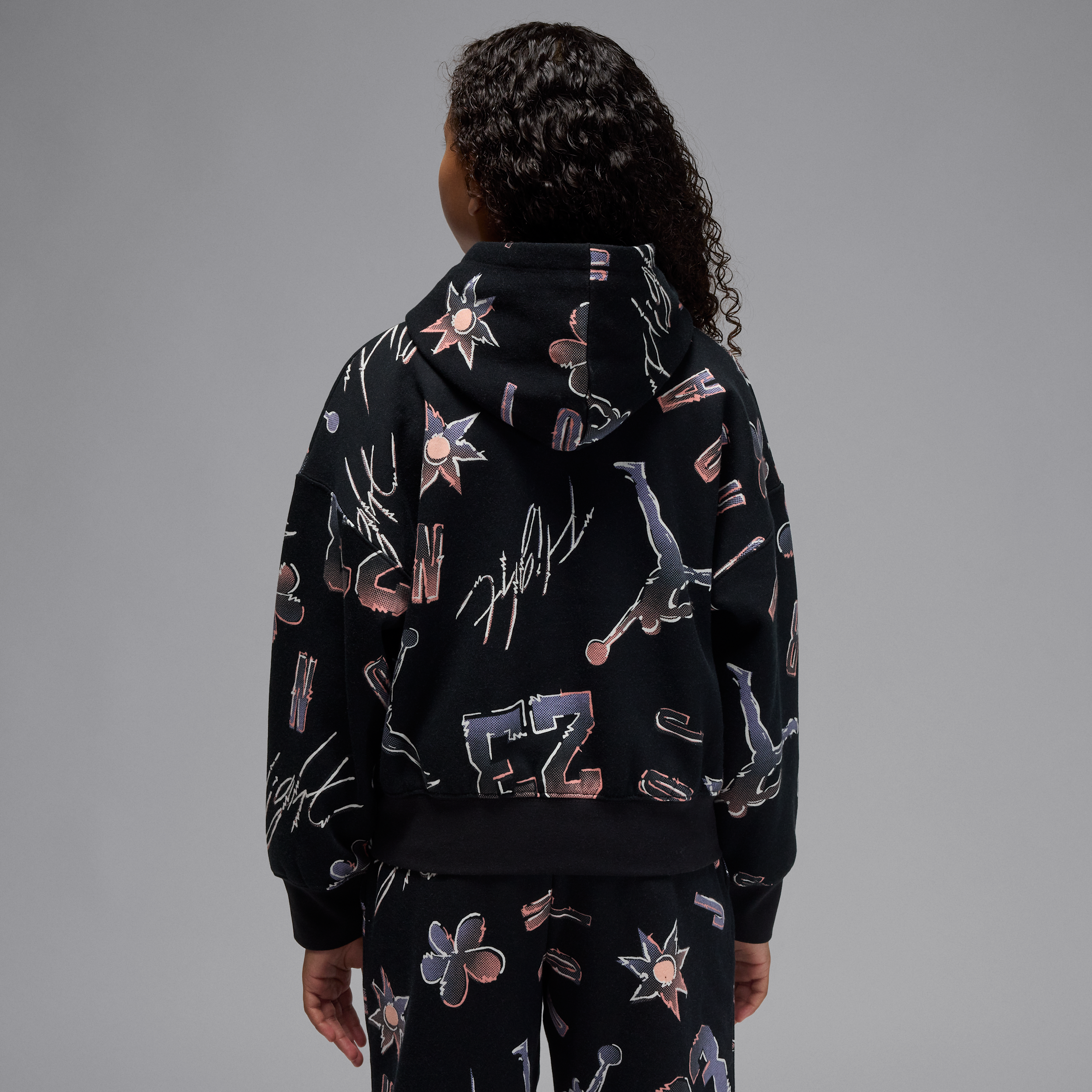 Thumbnail - Jordan 23 Throwback-Hoodie (ältere Kinder) - Schwarz