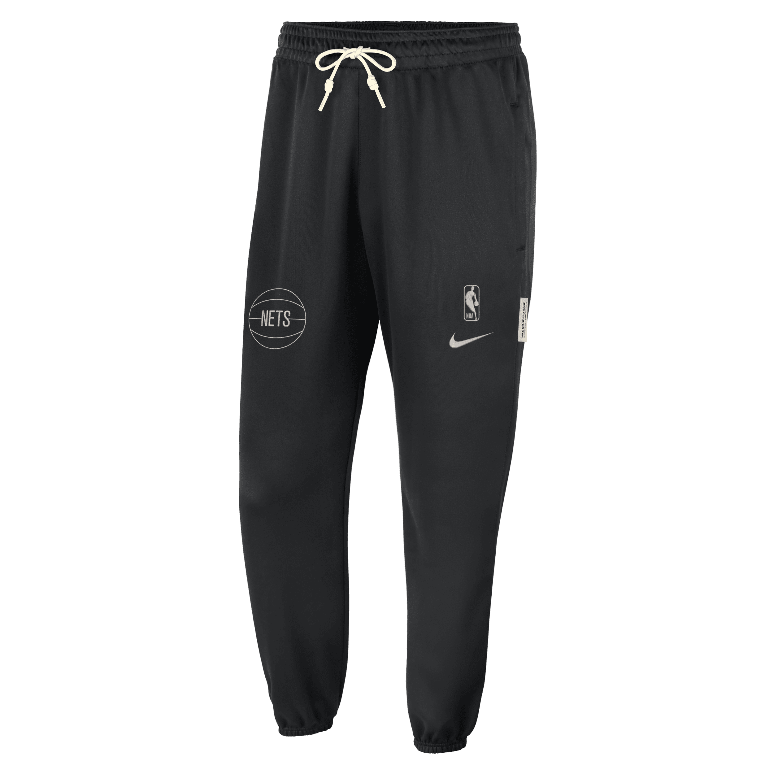 Brooklyn Nets Standard Issue Men’s Nike Dri-FIT NBA Trousers – Black – Polyester