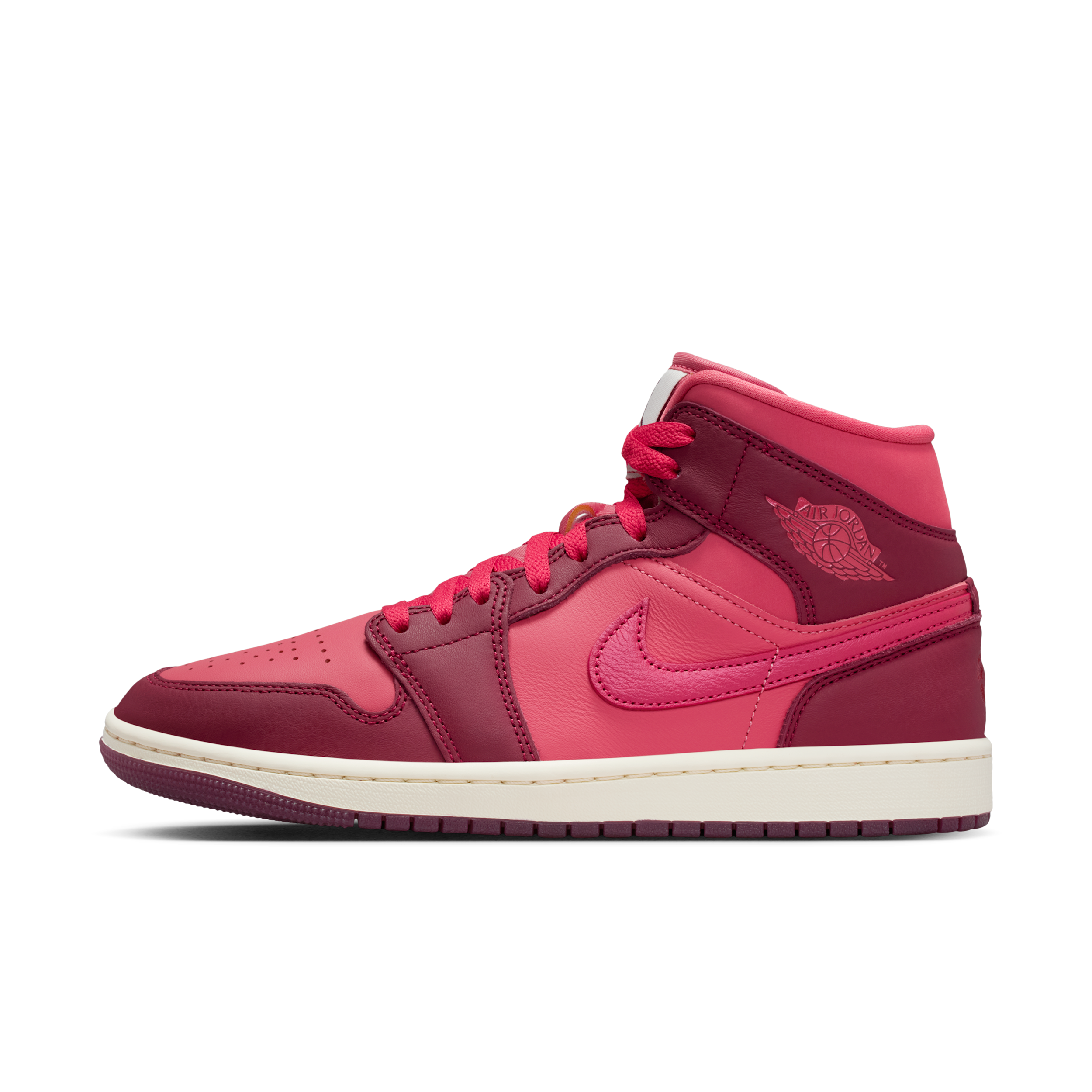 Thumbnail - Air Jordan 1 Mid SE Schuh (Damen) - Rot