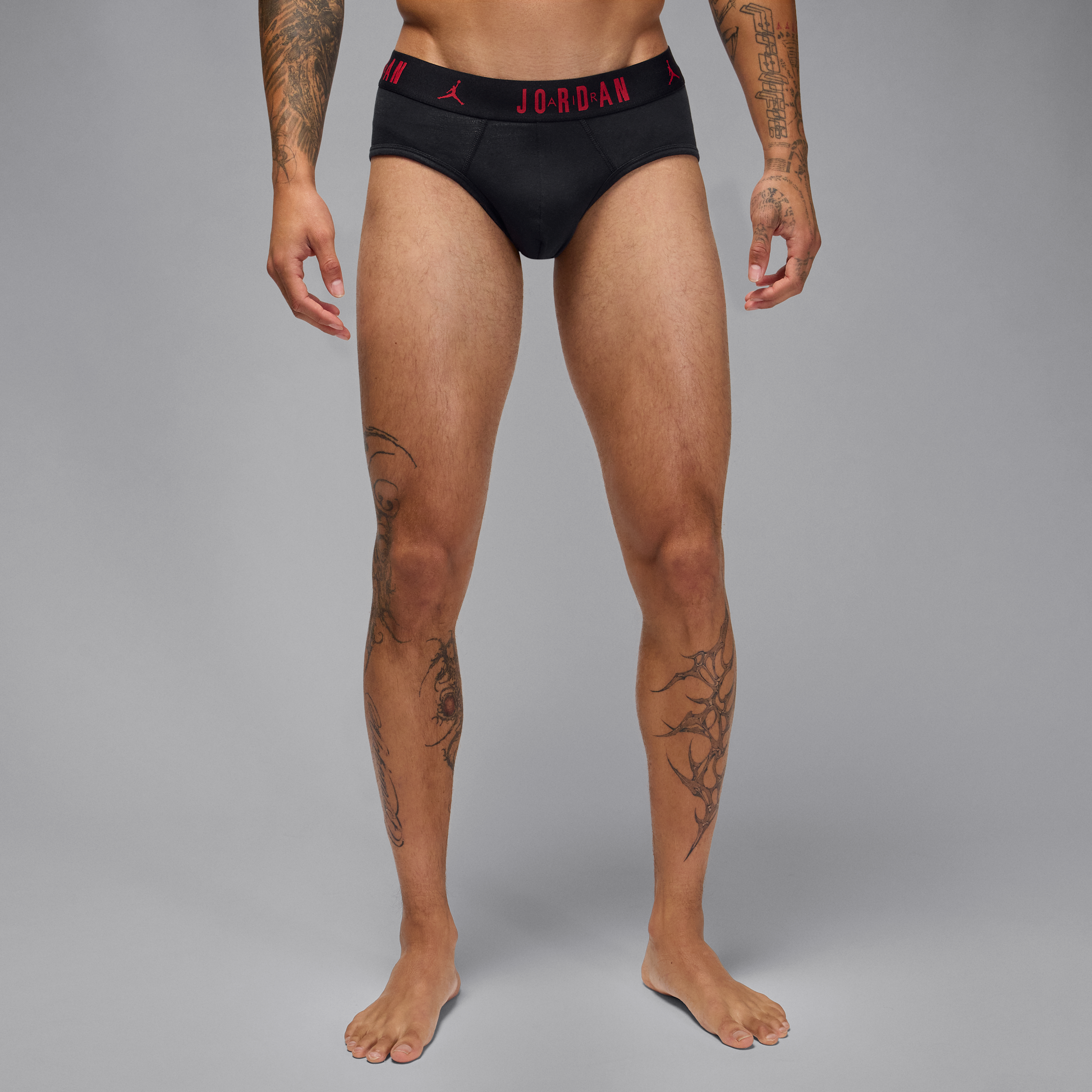 Thumbnail - Jordan Flight klassische Baumwollslips im 3er-Pack (Herren) - Schwarz