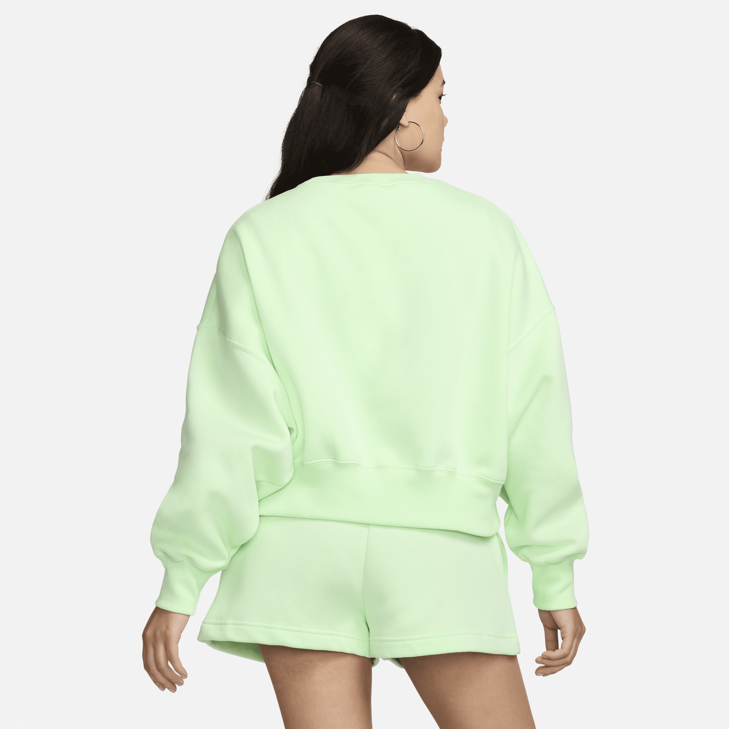 Nike Sportswear Phoenix Fleece extra oversized sweatshirt met ronde hals voor dames Groen