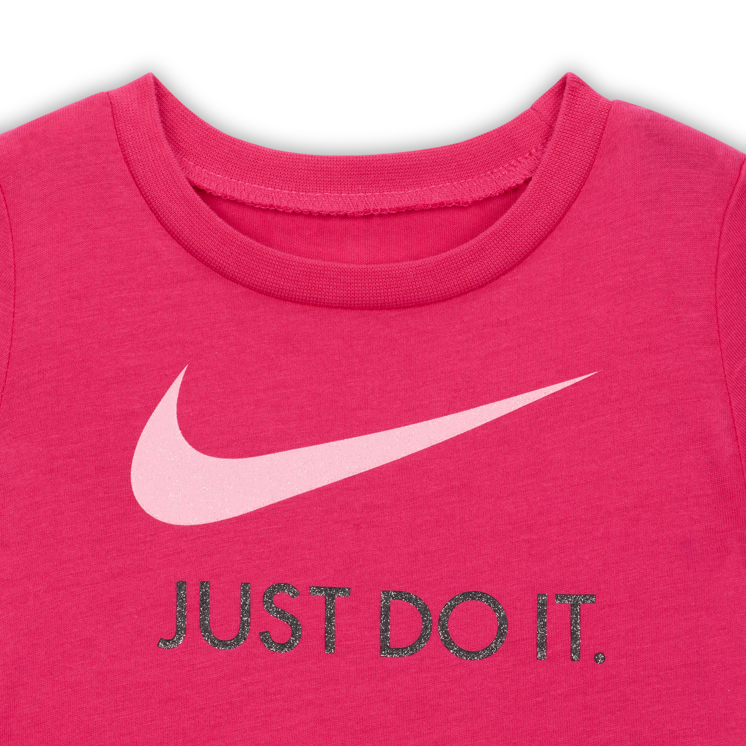 Thumbnail - Nike Swoosh "Just Do It"-T-Shirt für Babys (12–24 M) - Pink