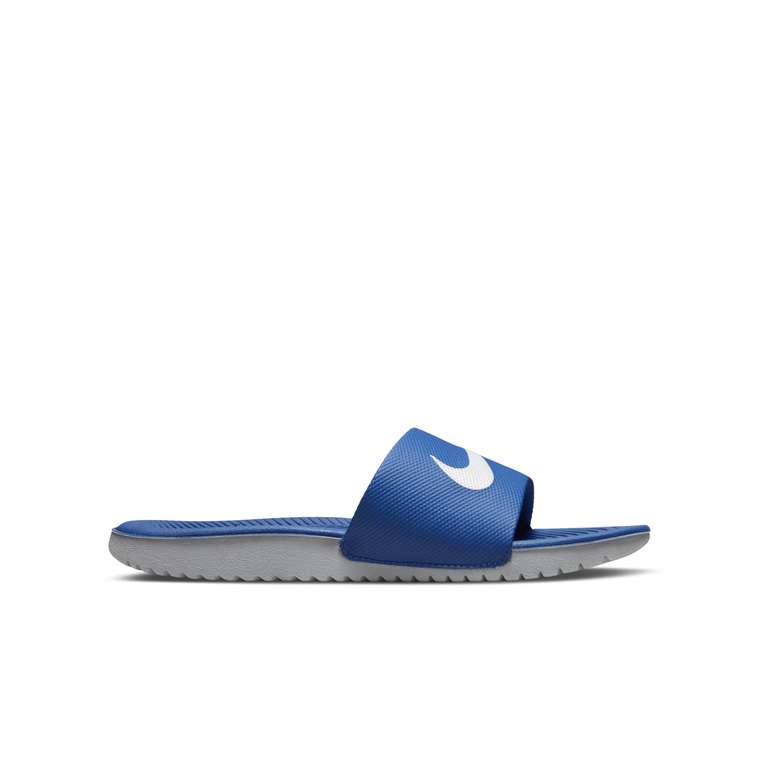 Claquette Nike Kawa pour enfant/ado - Bleu