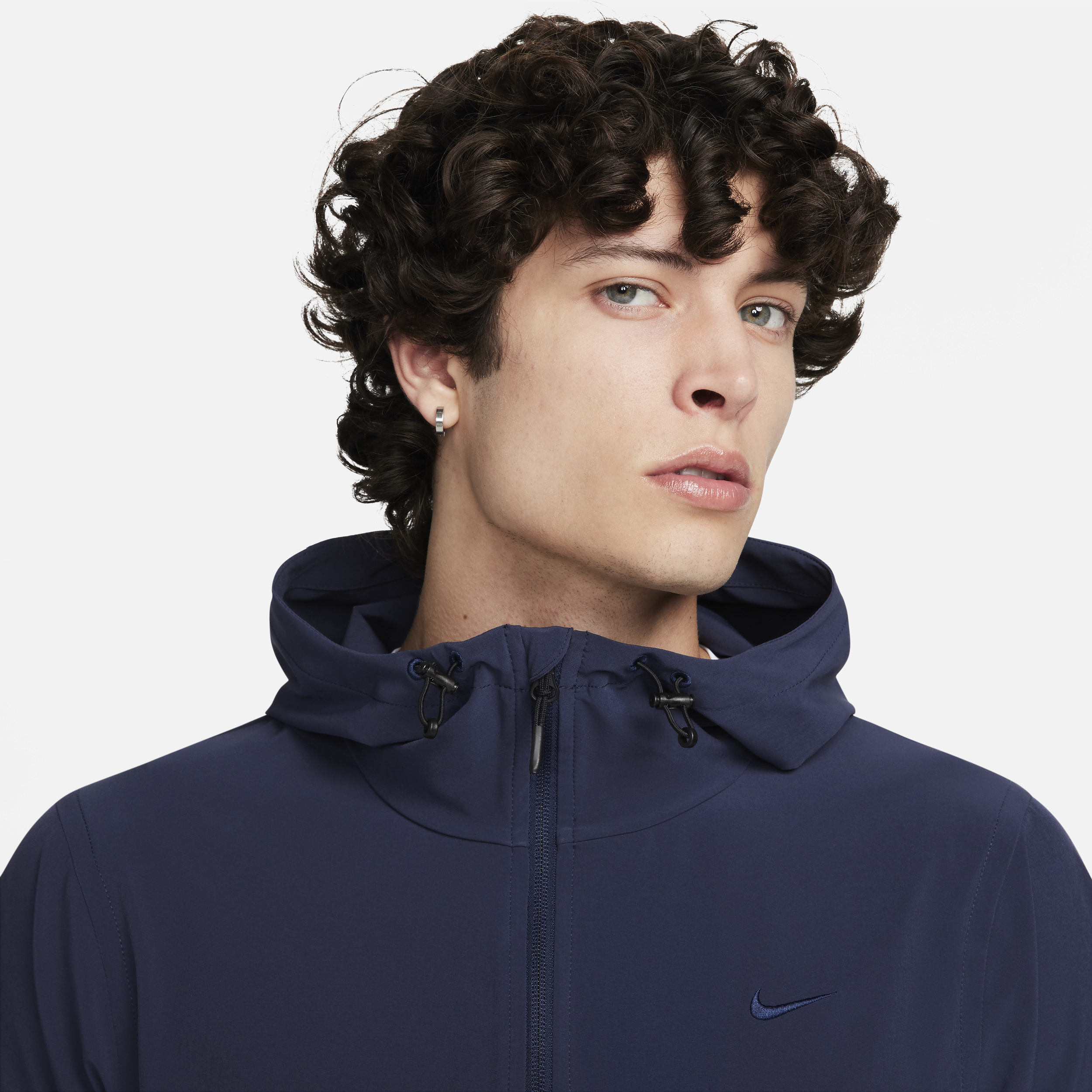 Veste à capuche déperlante Nike Unlimited pour homme - Bleu