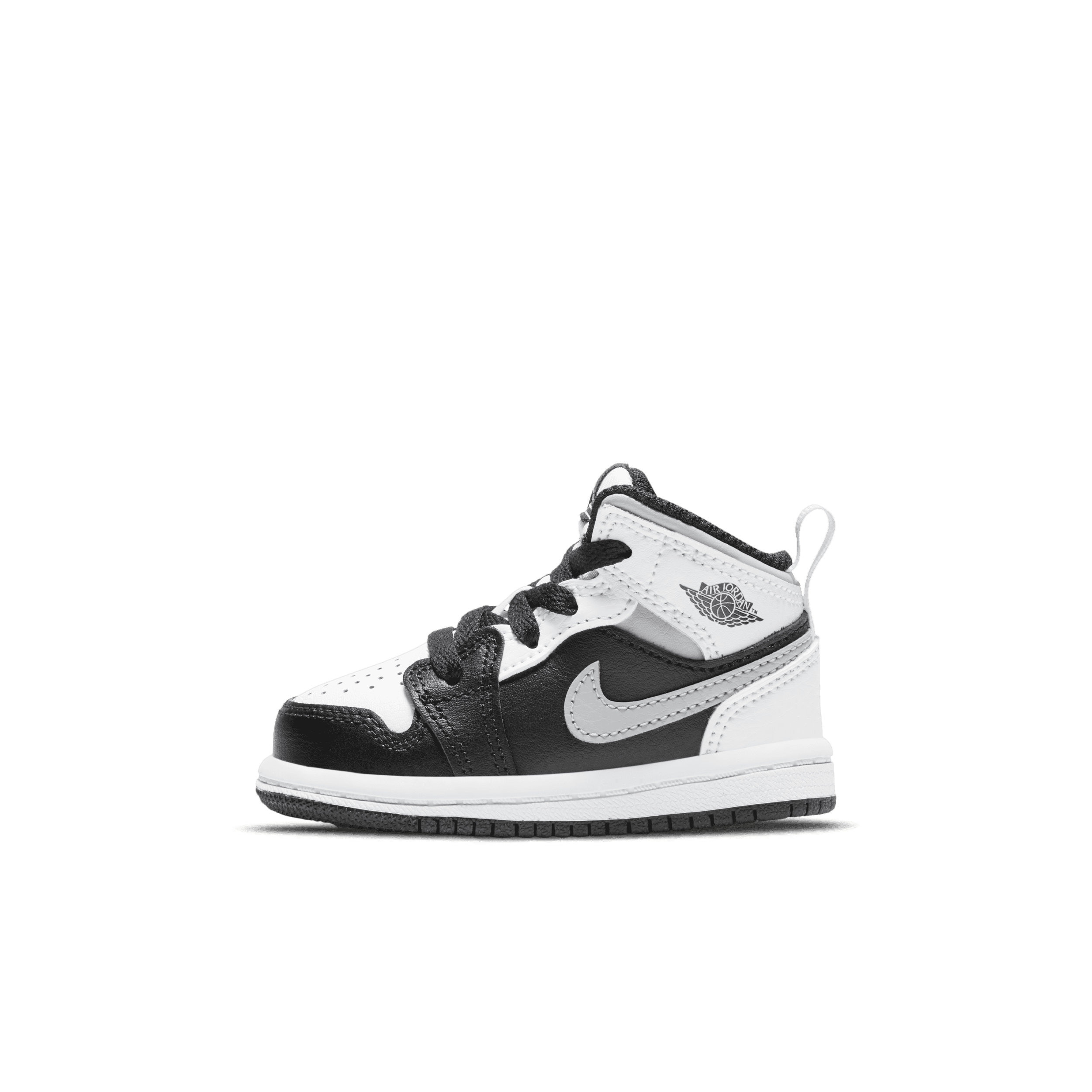 Chaussure Jordan 1 Mid pour Bébé et Petit enfant - Noir