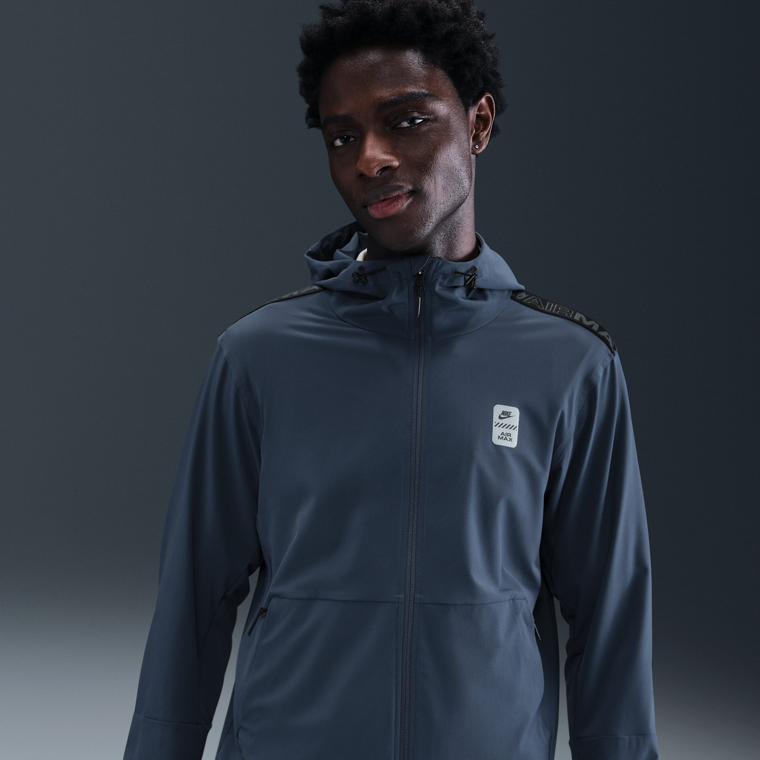 Thumbnail - Nike Air Max Herren-Webjacke - Blau