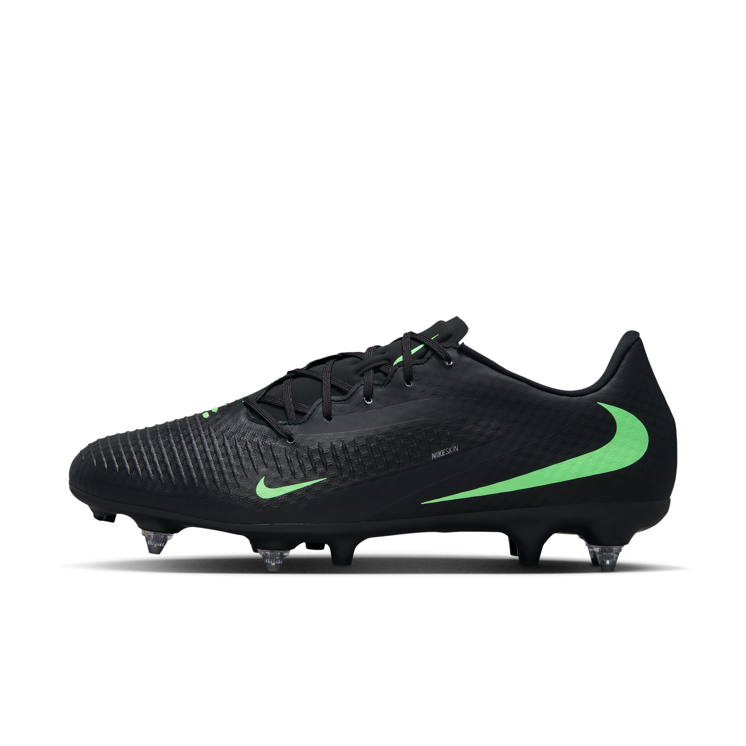Korki piłkarskie na miękką murawę Nike Phantom 6 Low Academy - Czerń