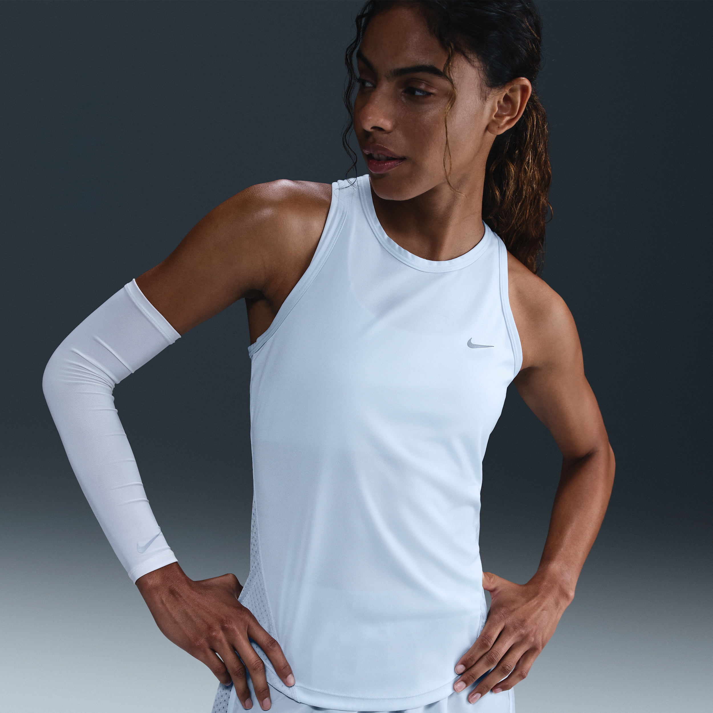 Thumbnail - Nike Tempo Dri-FIT Lauf-Tanktop (Damen) - Blau