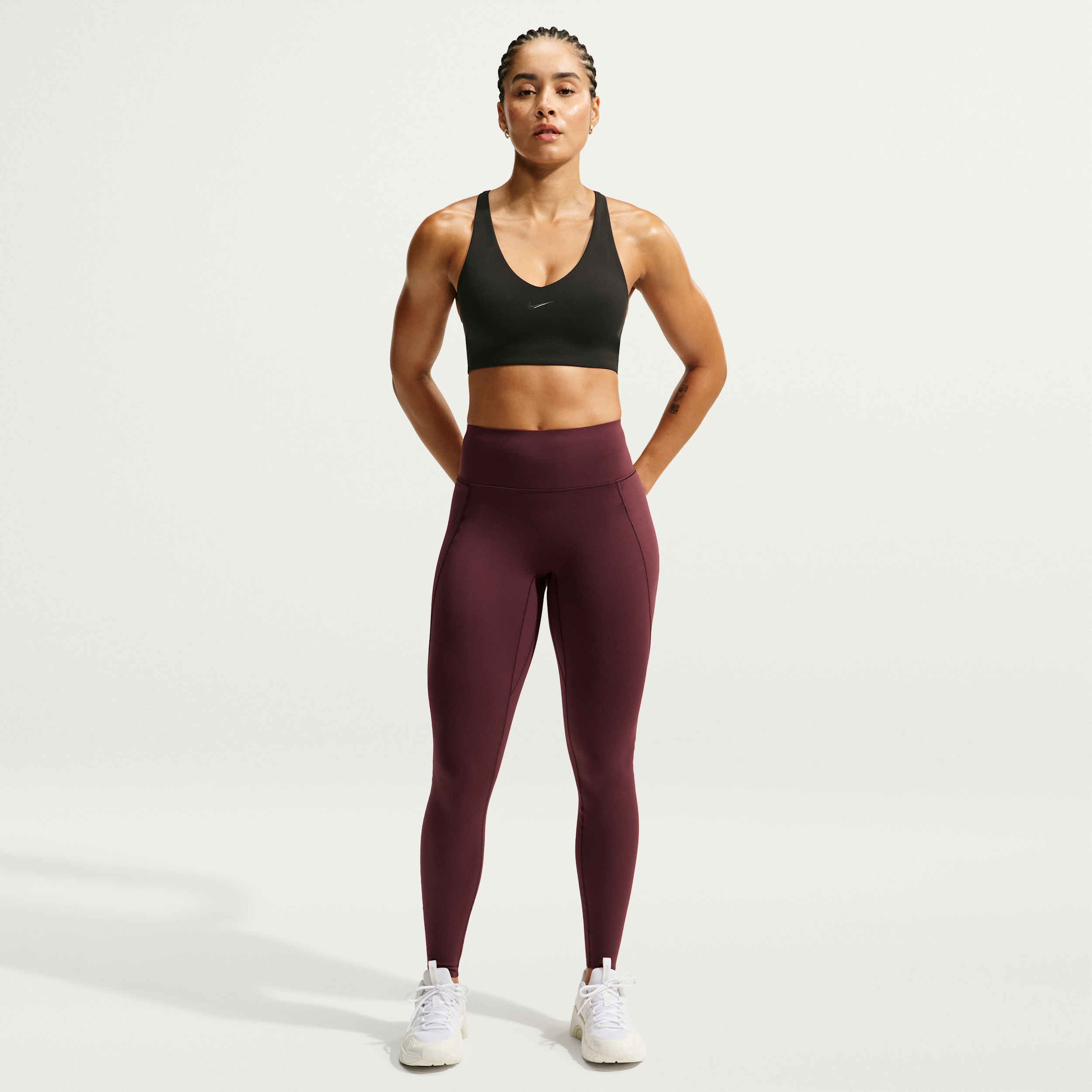Nike Legging Taille Haute A Maintien Normal Et Coupe Longue Avec Poches Nike Universa Pour