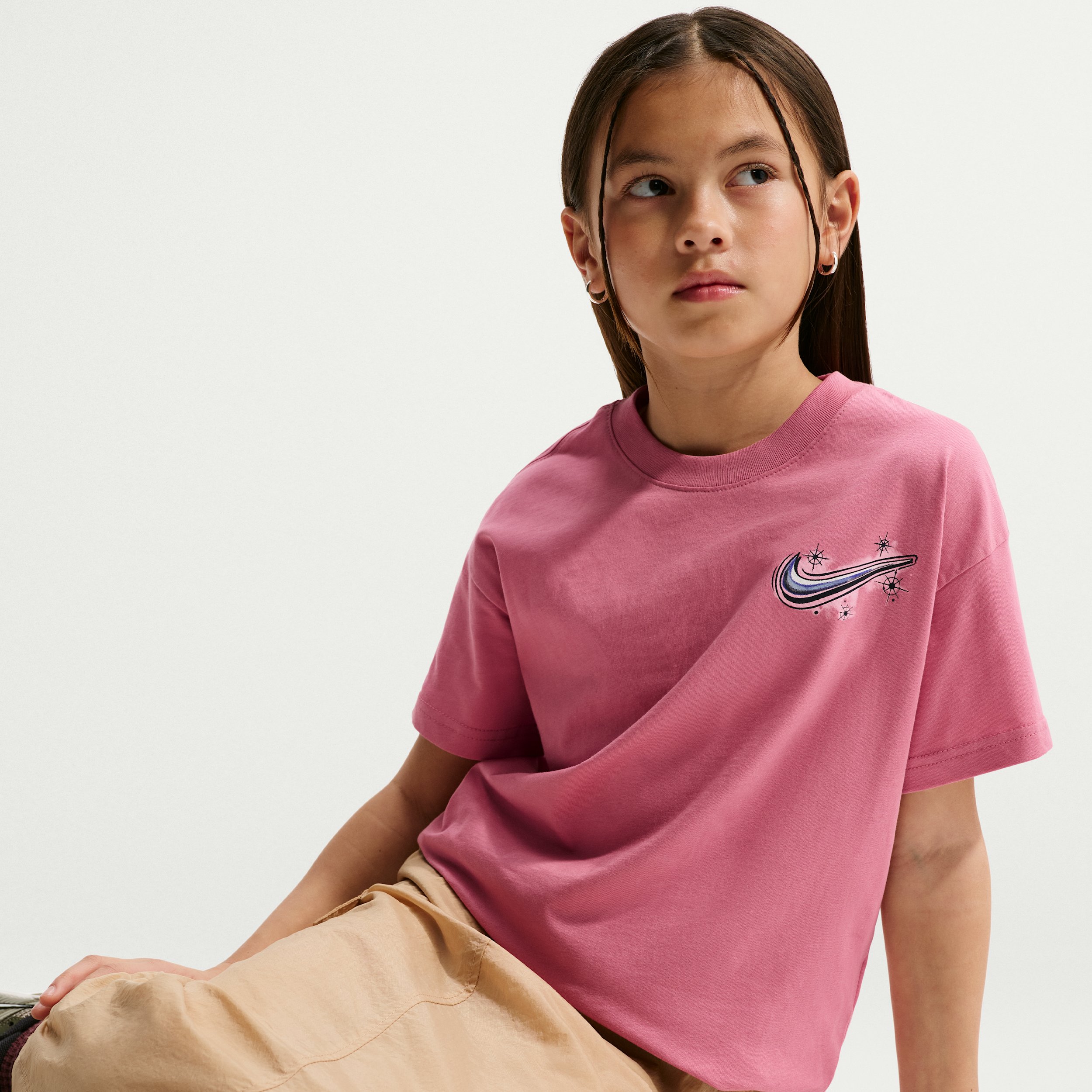 Thumbnail - Nike T-Shirt (ältere Kinder) - Pink