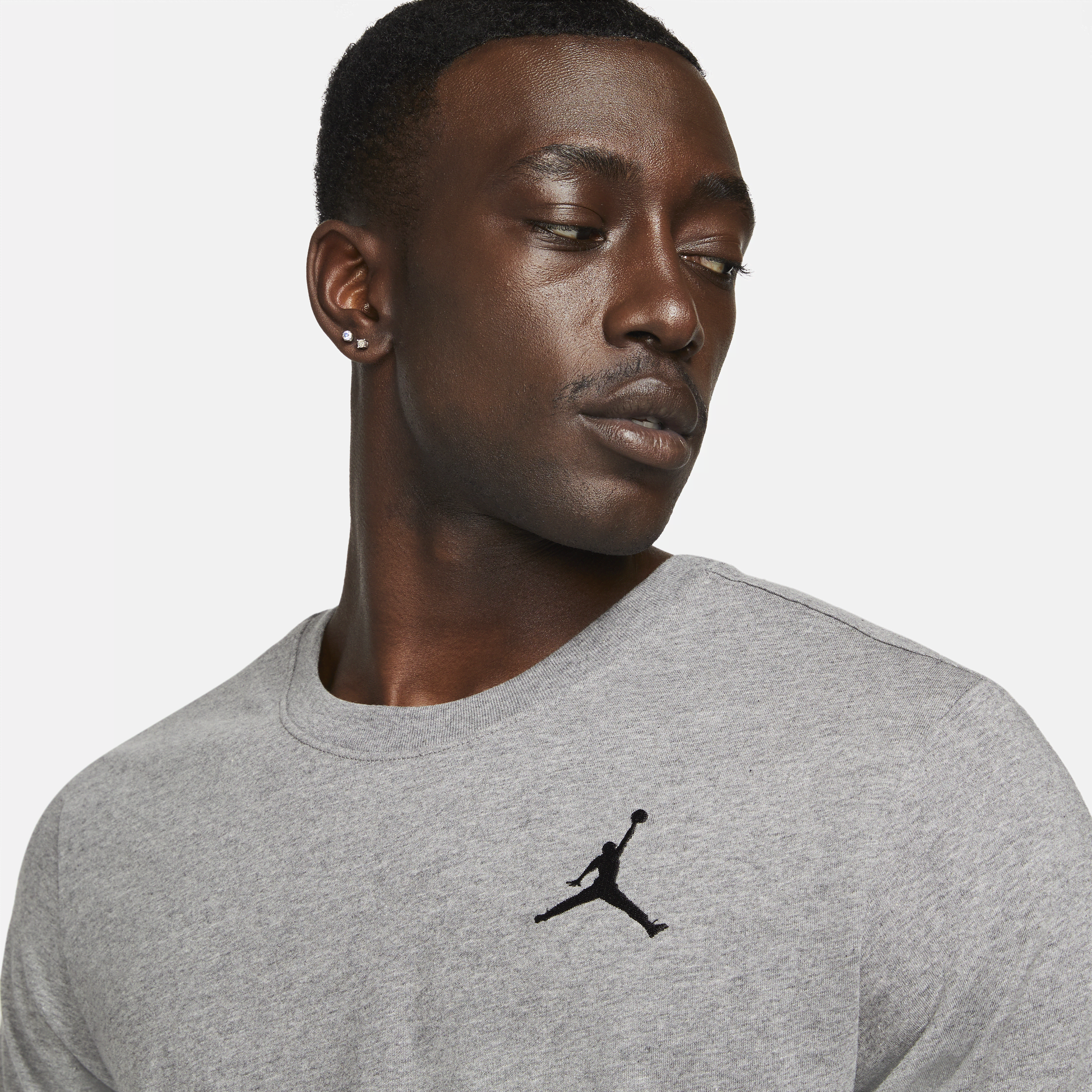 Tee-shirt à manches courtes Jordan Jumpman pour Homme - Gris